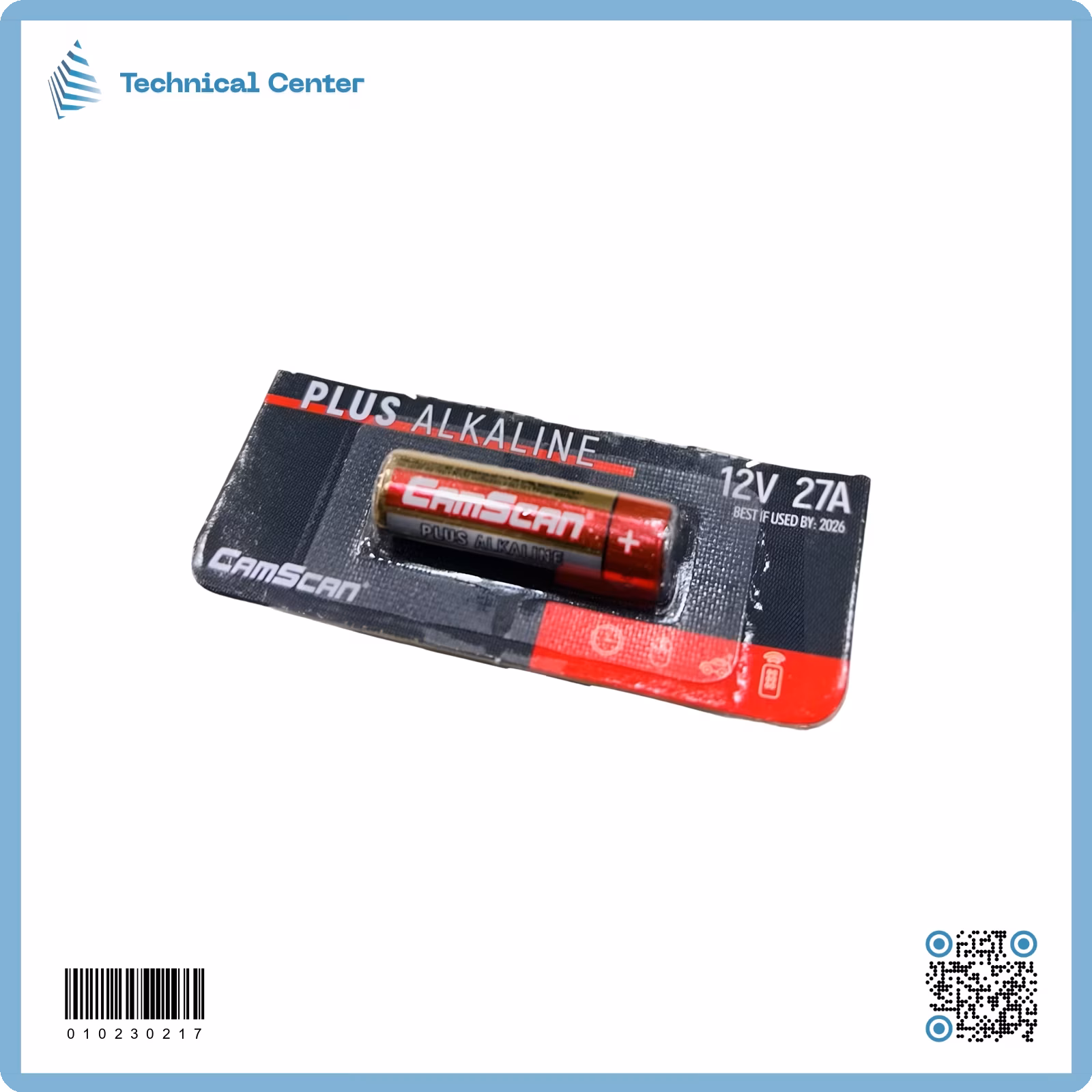 بطارية رموت سيارة(Camscan)(12V)(A27)الكلاين