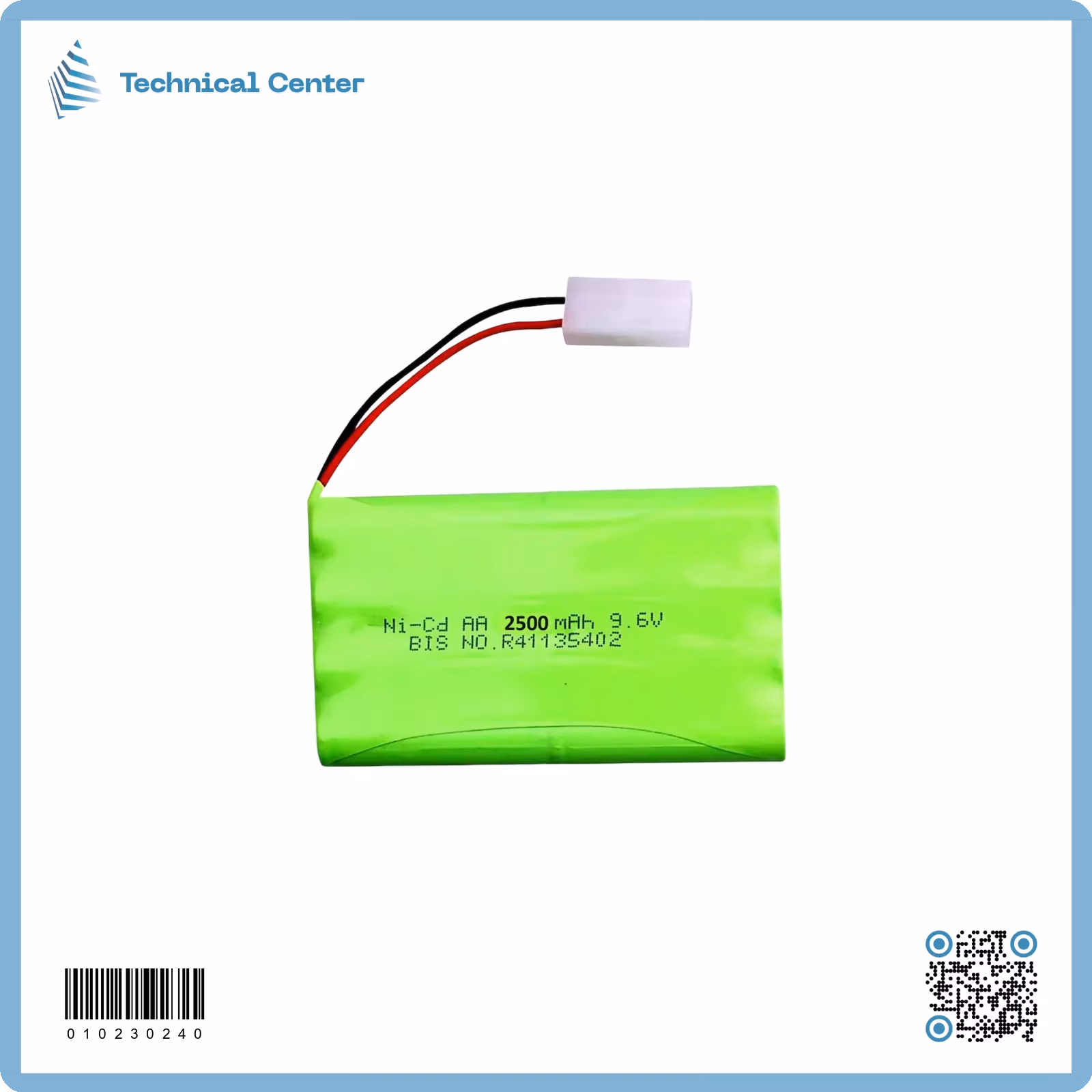 نضيدة 8 بطاريات (2500mAh-9.6V)
