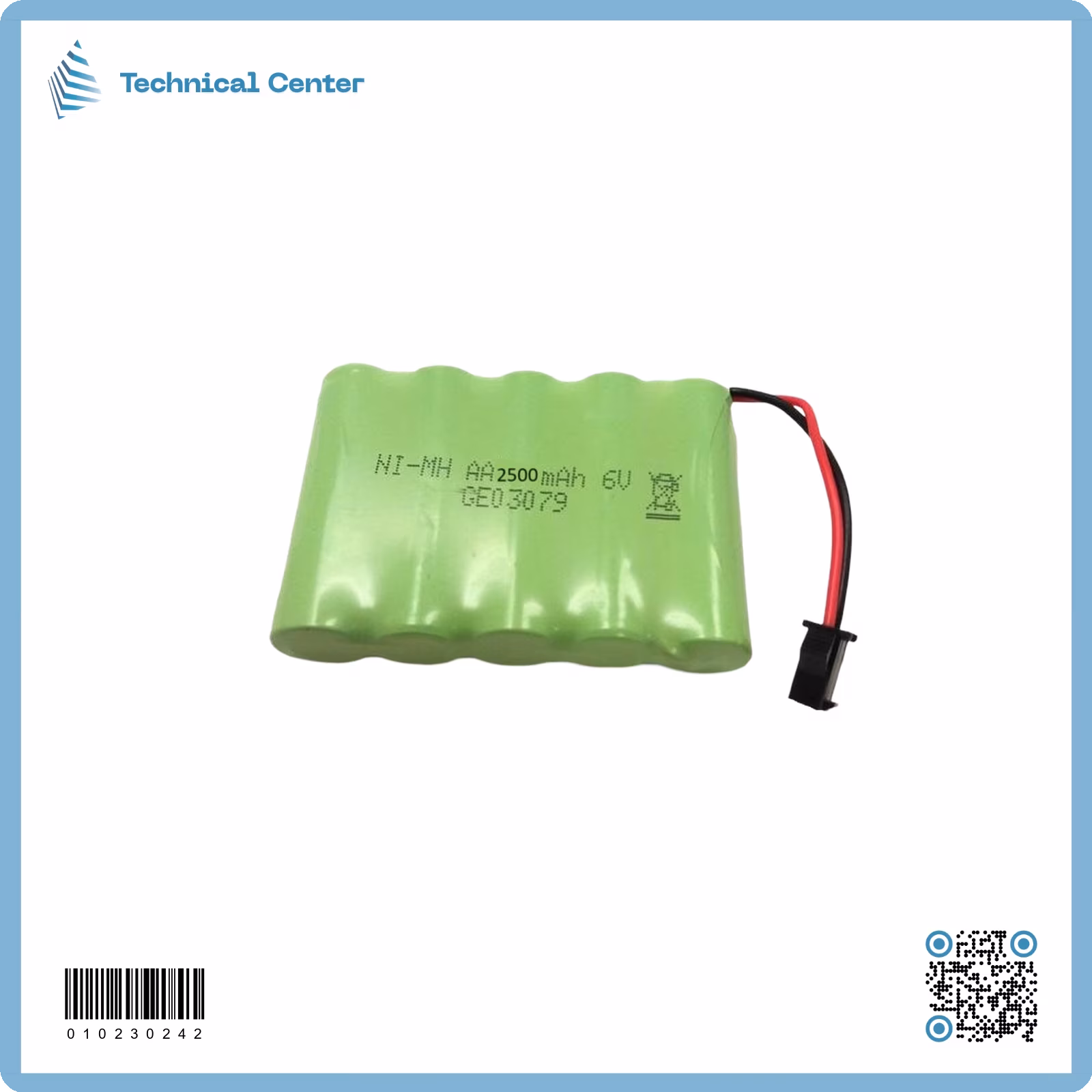 نضيدة 5 بطاريات (2500mAh-6.0V)