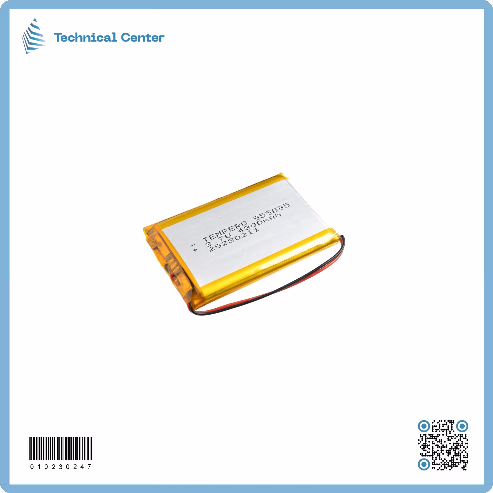 بطارية (35X65)mm(3.7V)(4800mA)