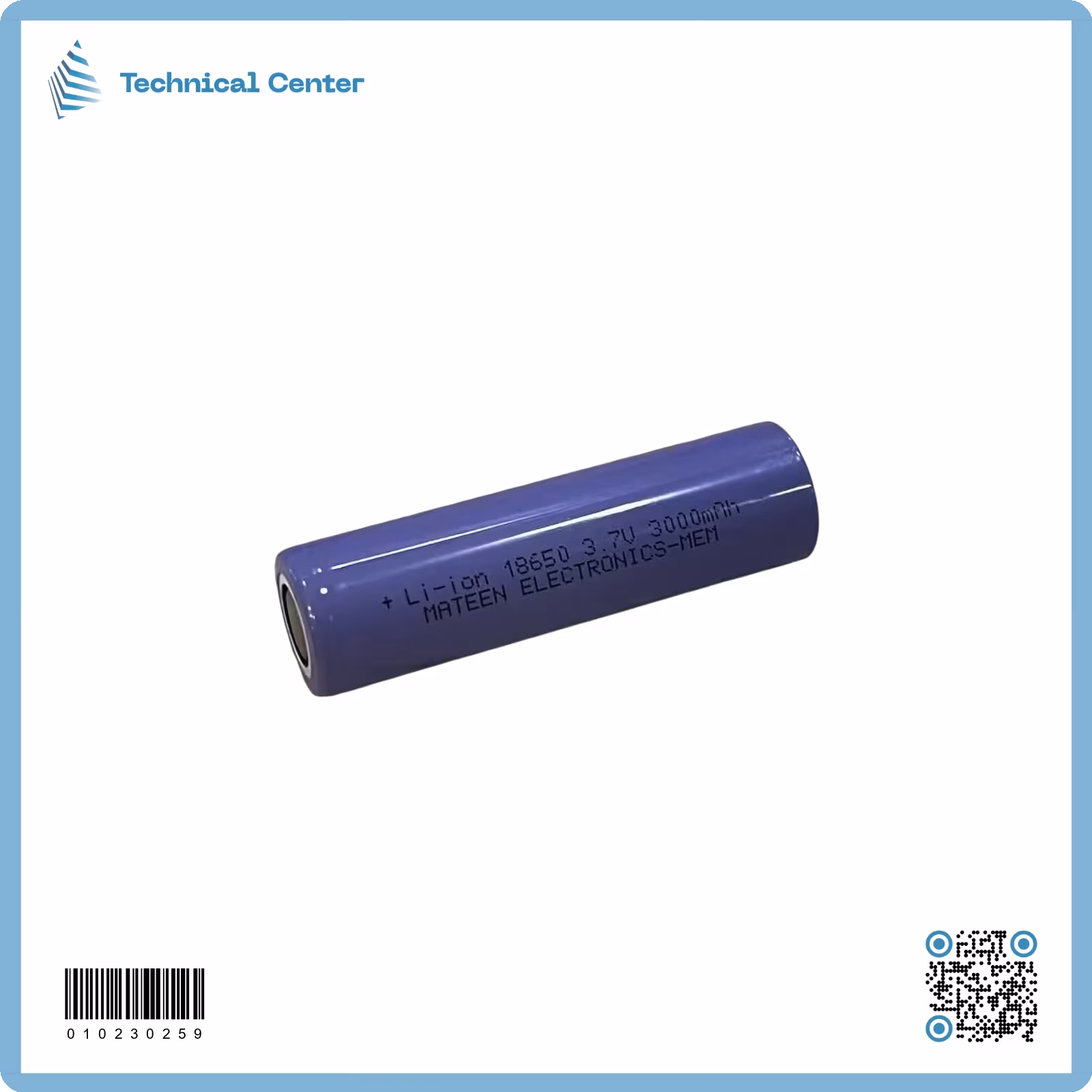 بطارية  (3.7V-3000mA) فلات