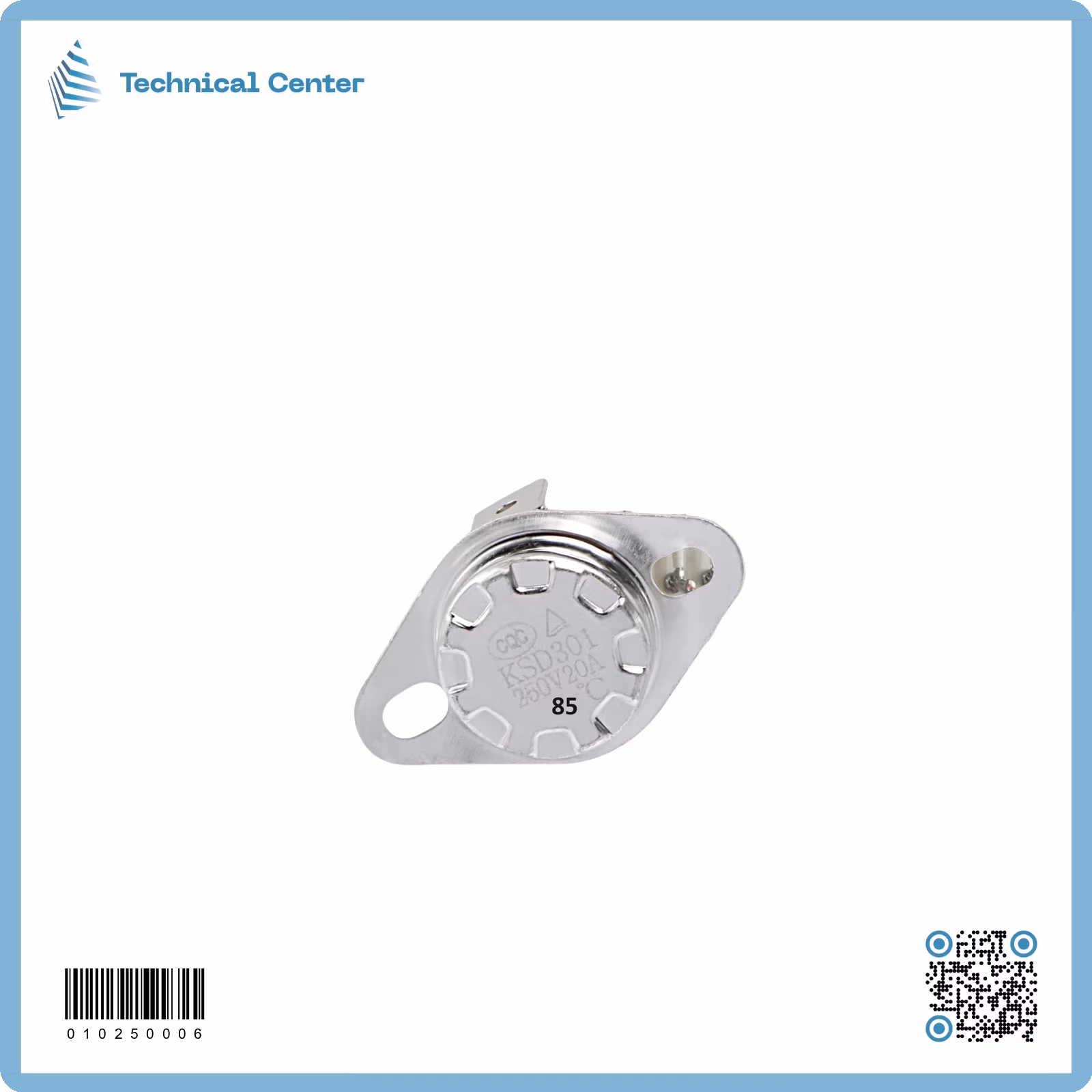 فيوز حراري معدني(23mm)(85C) (20A)