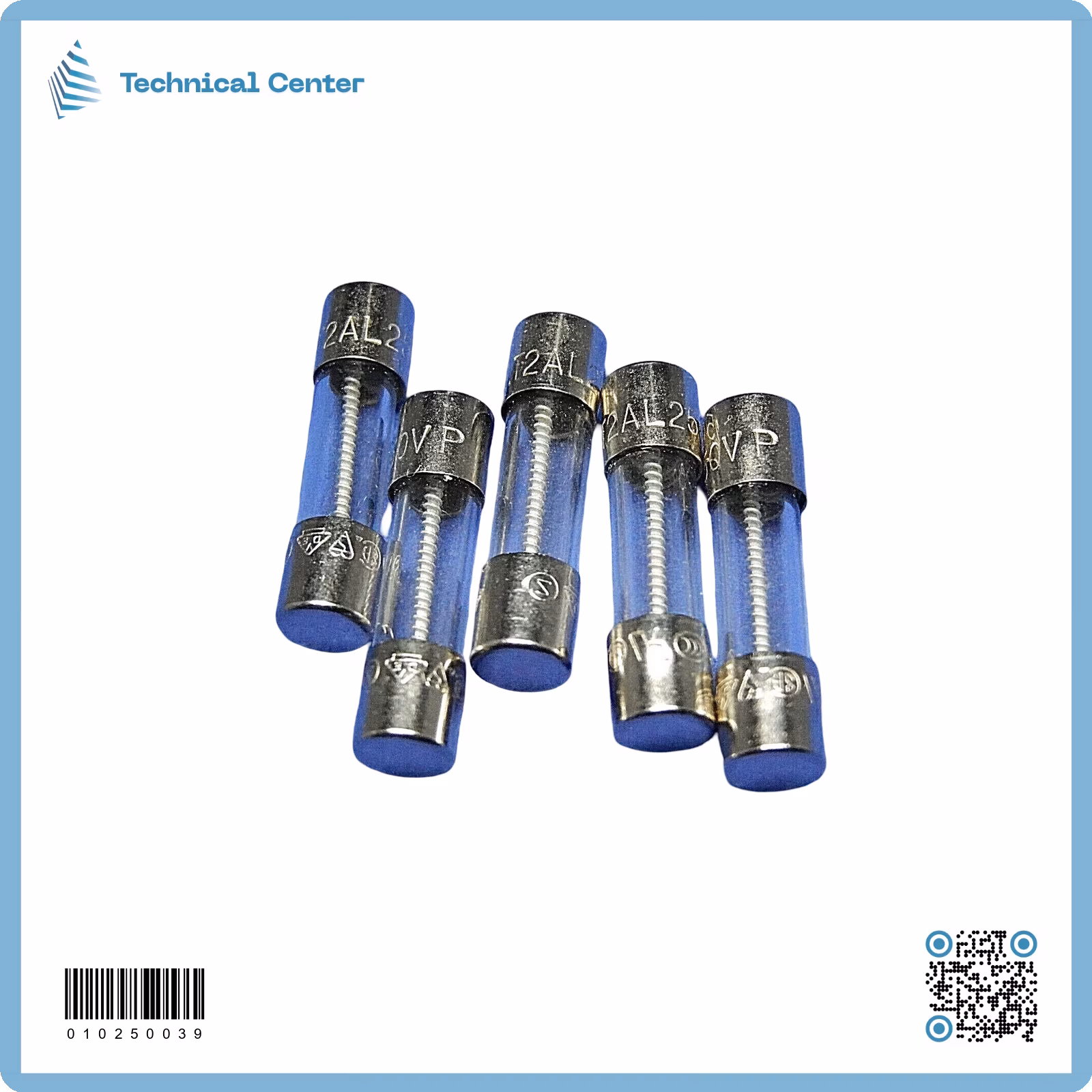 فيوز زجاجي صغير (5X20)mm(2A)
