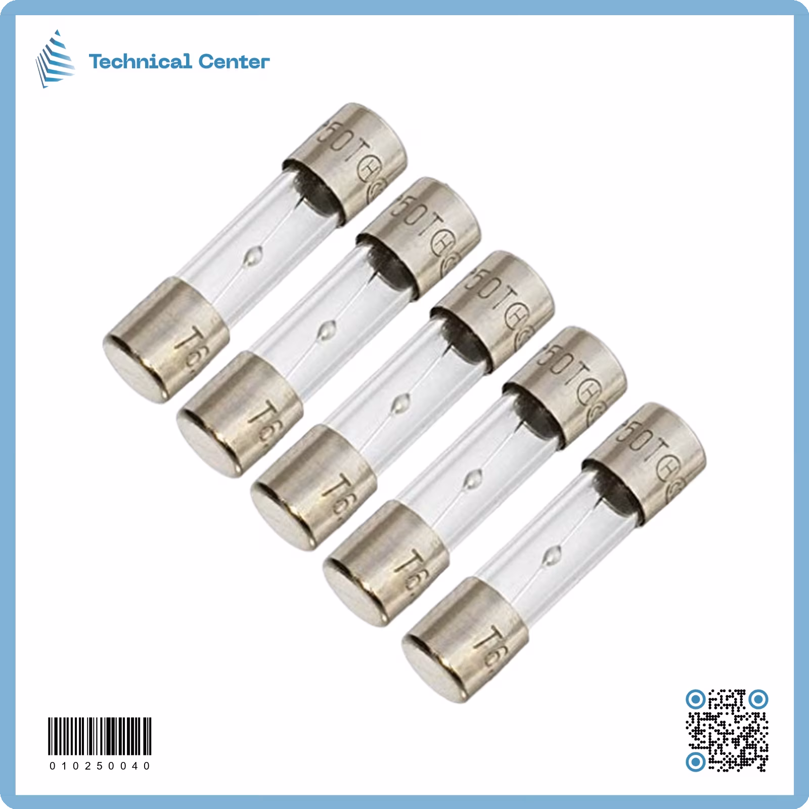 فيوز زجاجي صغير (5X20)mm(3A) - قطعة