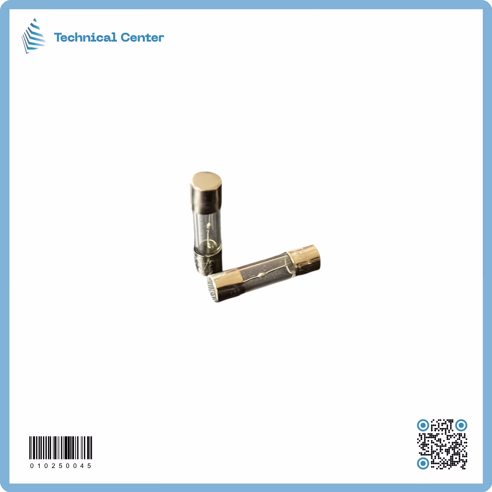 فيوز زجاجي صغير (5X20)mm(8A) - قطعة
