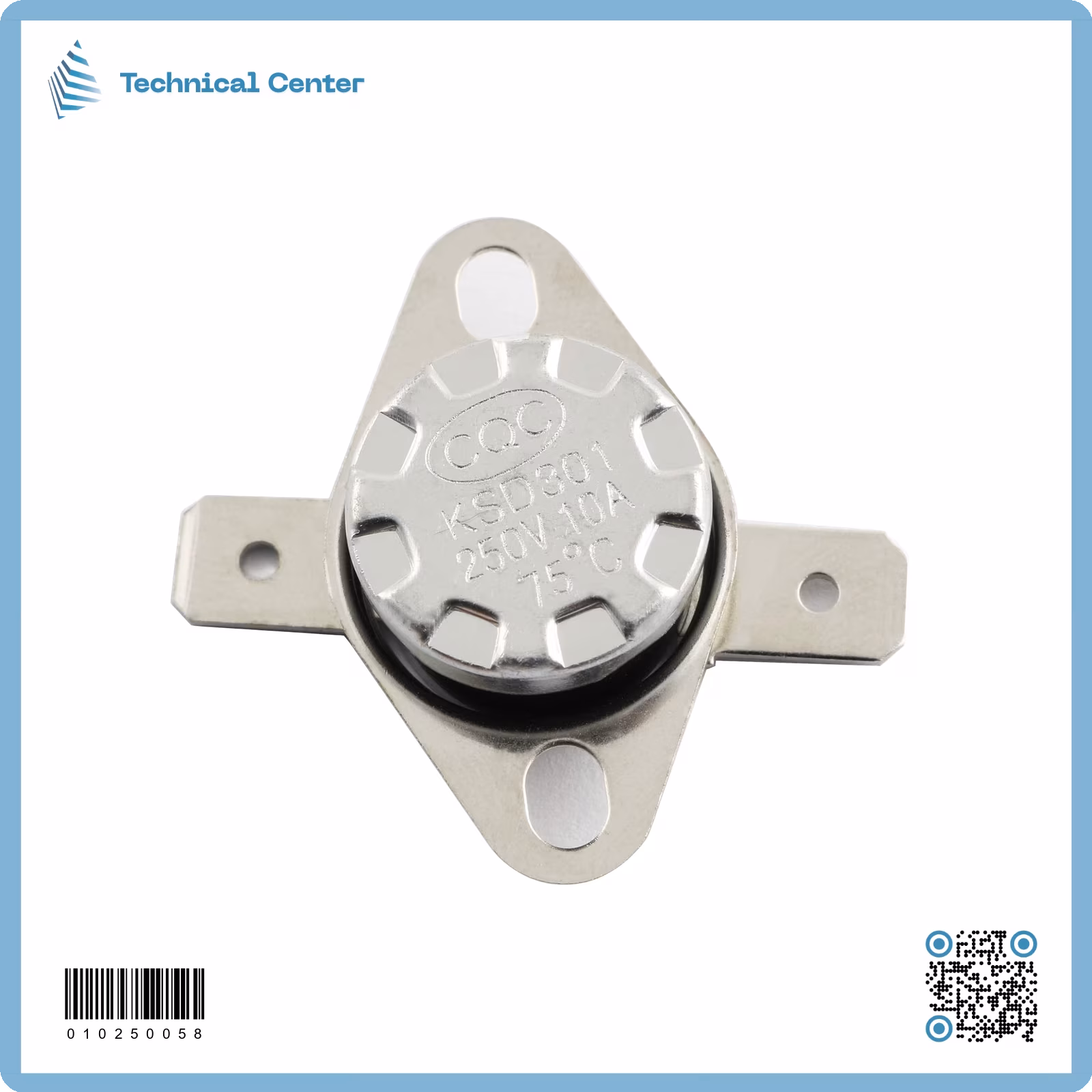فيوز حراري معدني(16mm)(75C) (10A)