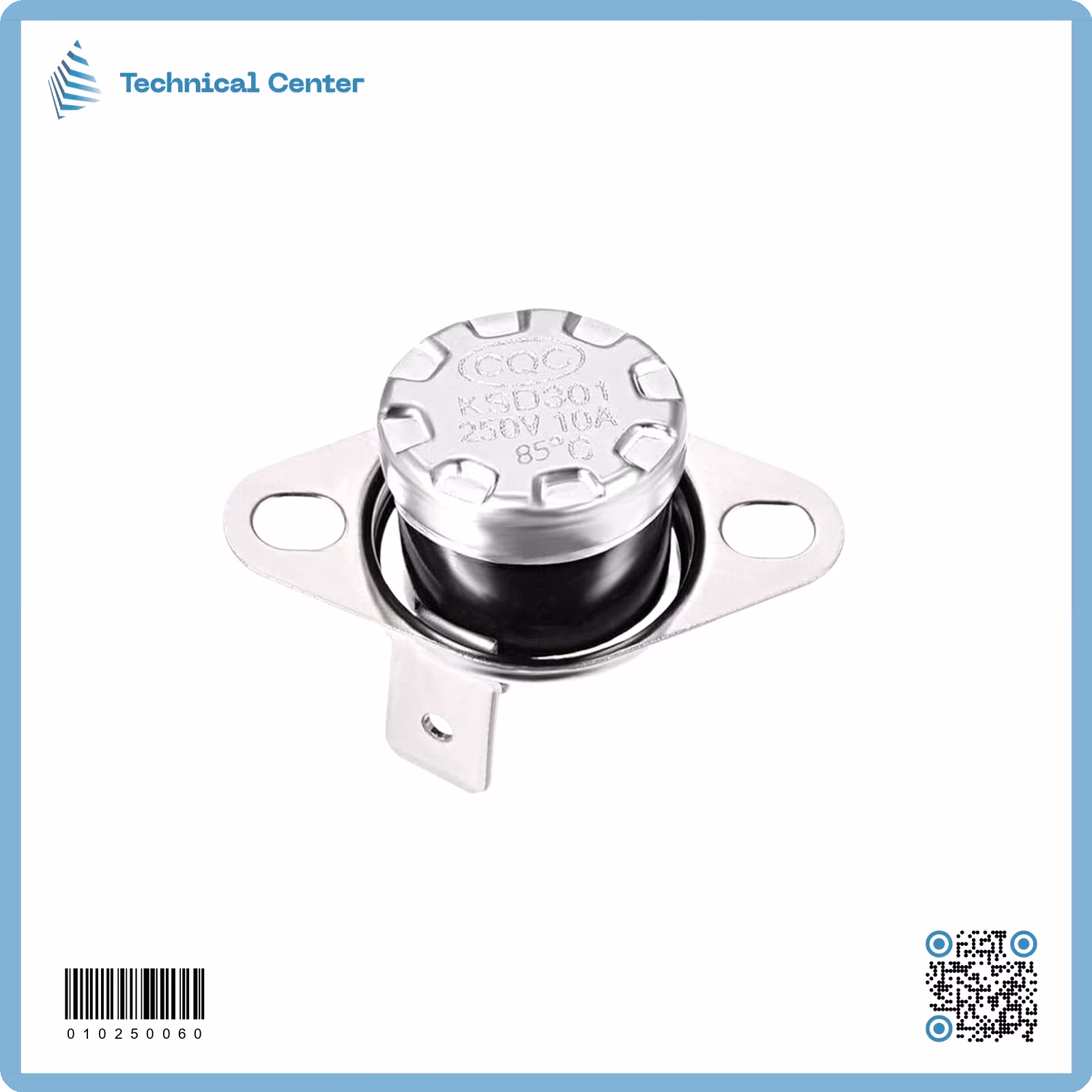 فيوز حراري معدني(16mm)(85C) (10A)