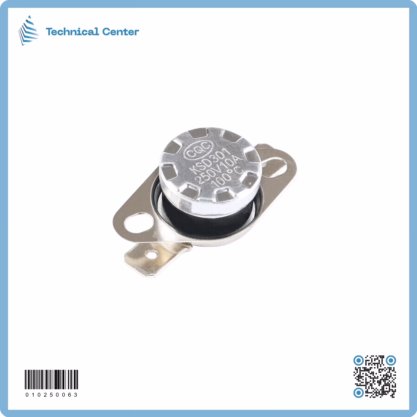 فيوز حراري معدني(16mm)(100C) (10A)
