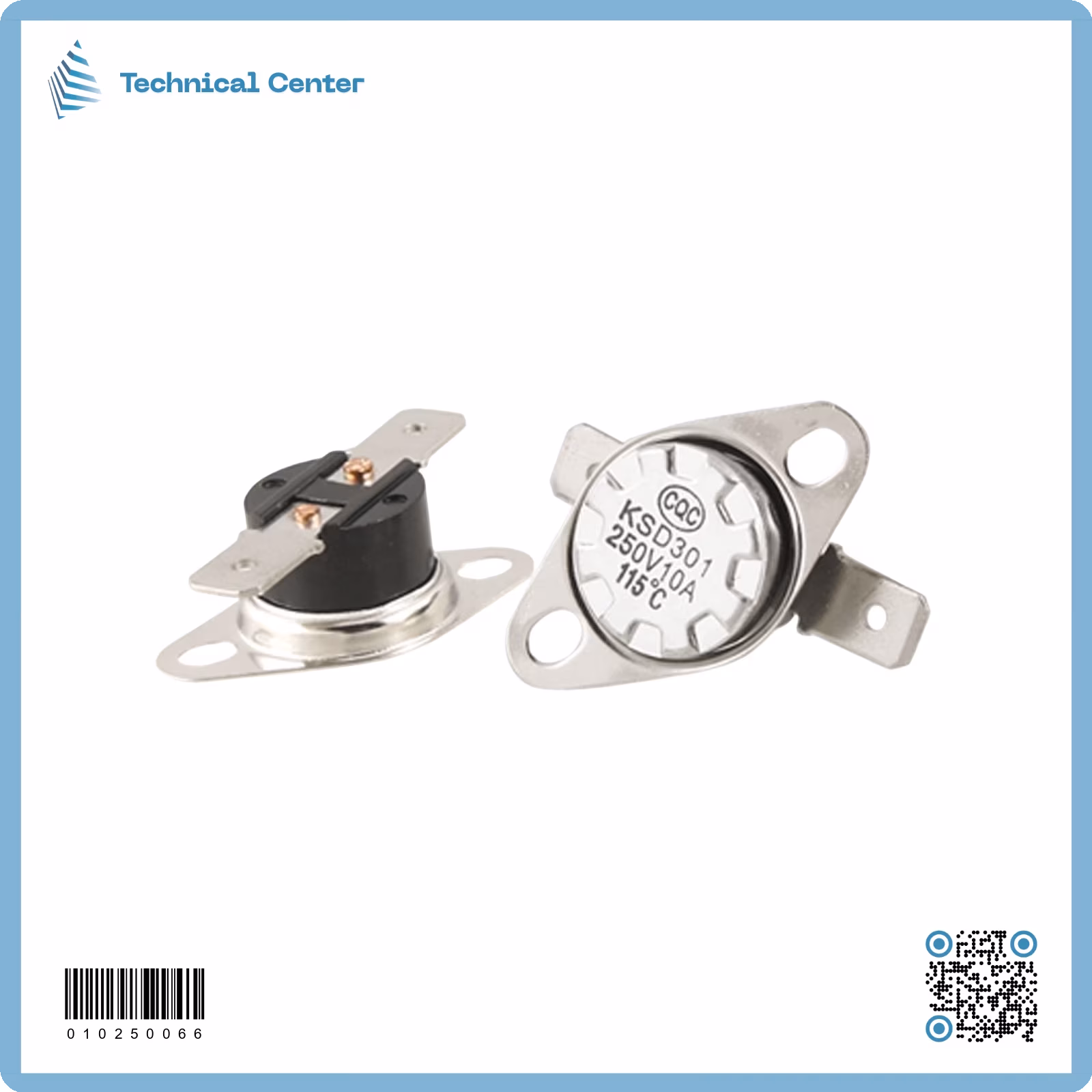 فيوز حراري معدني(16mm)(115C) (10A)