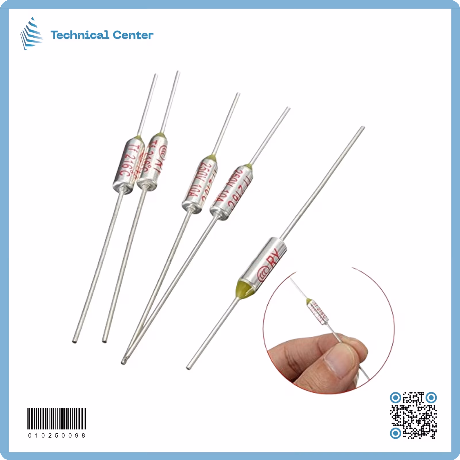 فيوز حراري معدني(72C) (10A)