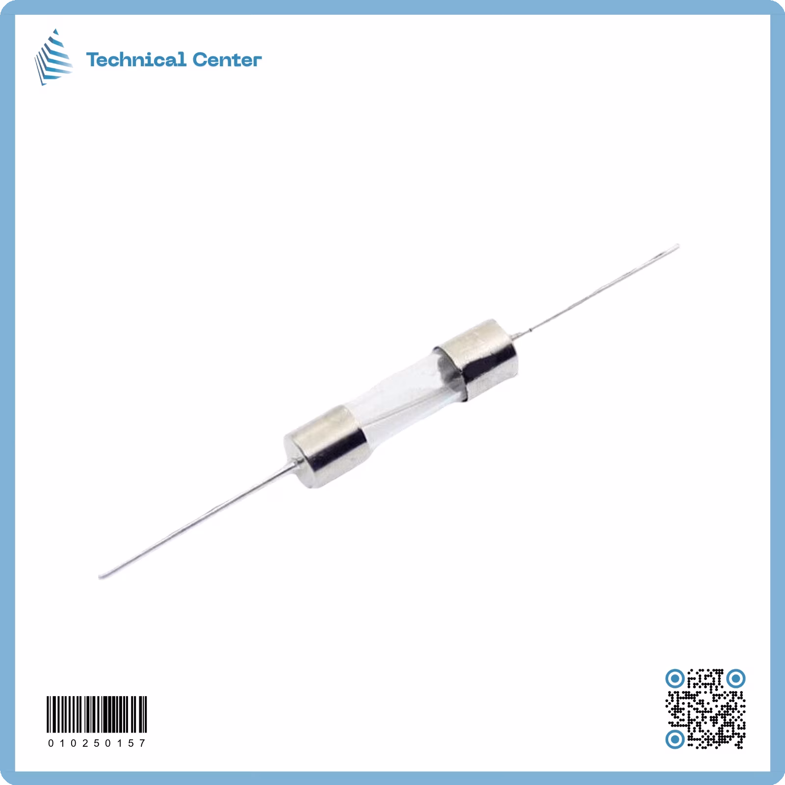 فيوز نهايات سلك (PCB fuse)(5X20)mm(1A-250V)