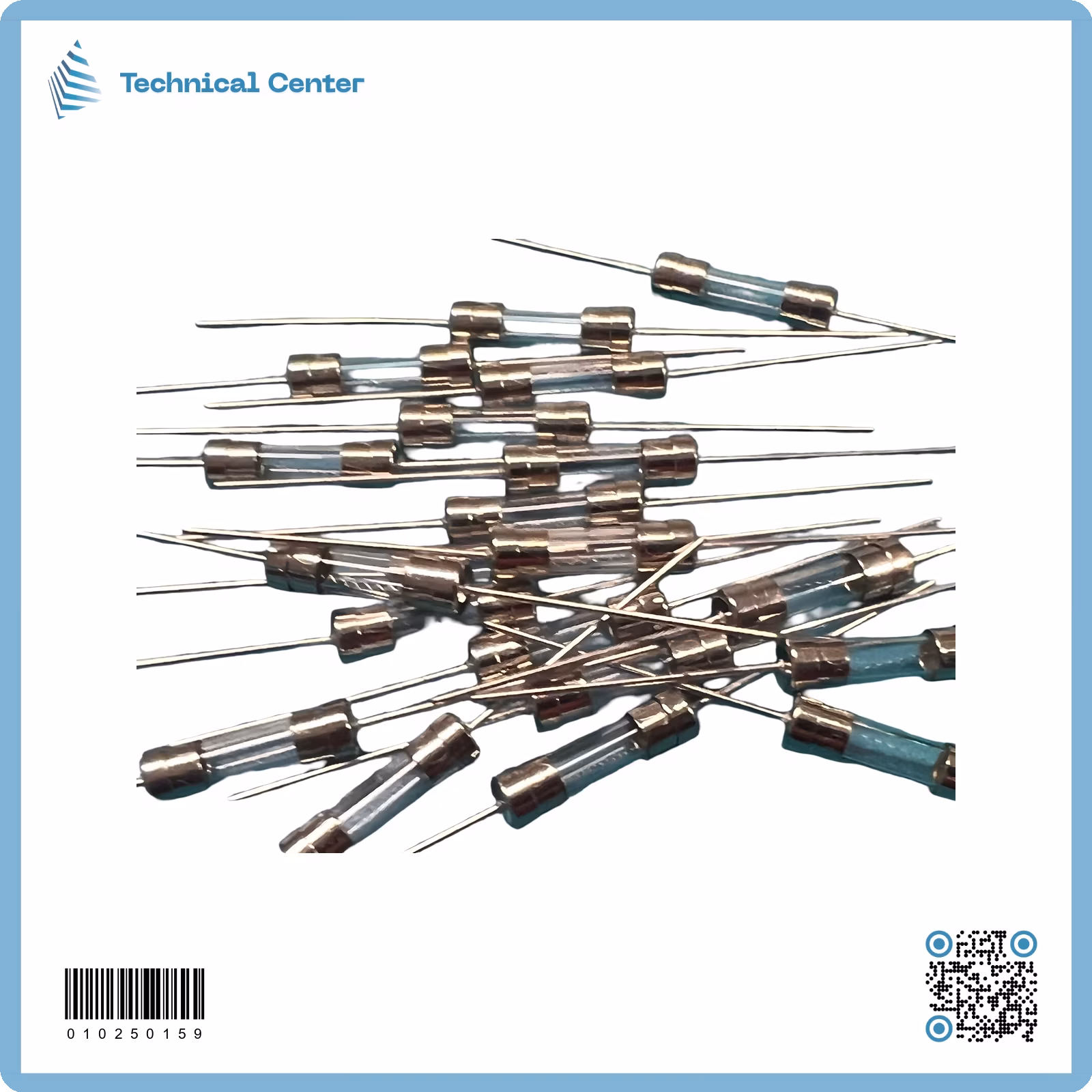 فيوز نهايات سلك (PCB fuse)(5X20)mm(3A-250V)