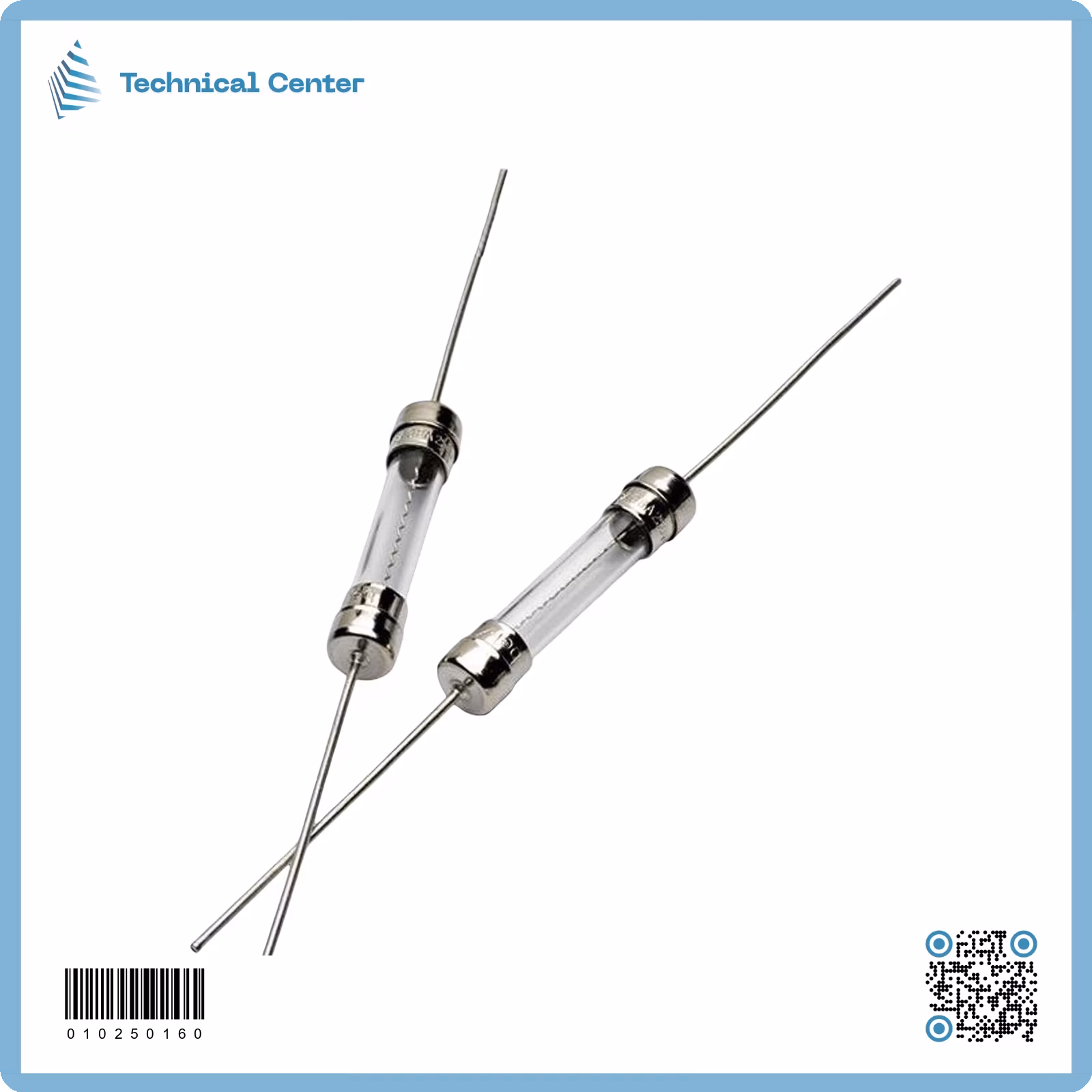 فيوز نهايات سلك (PCB fuse)(5X20)mm(4A-250V)