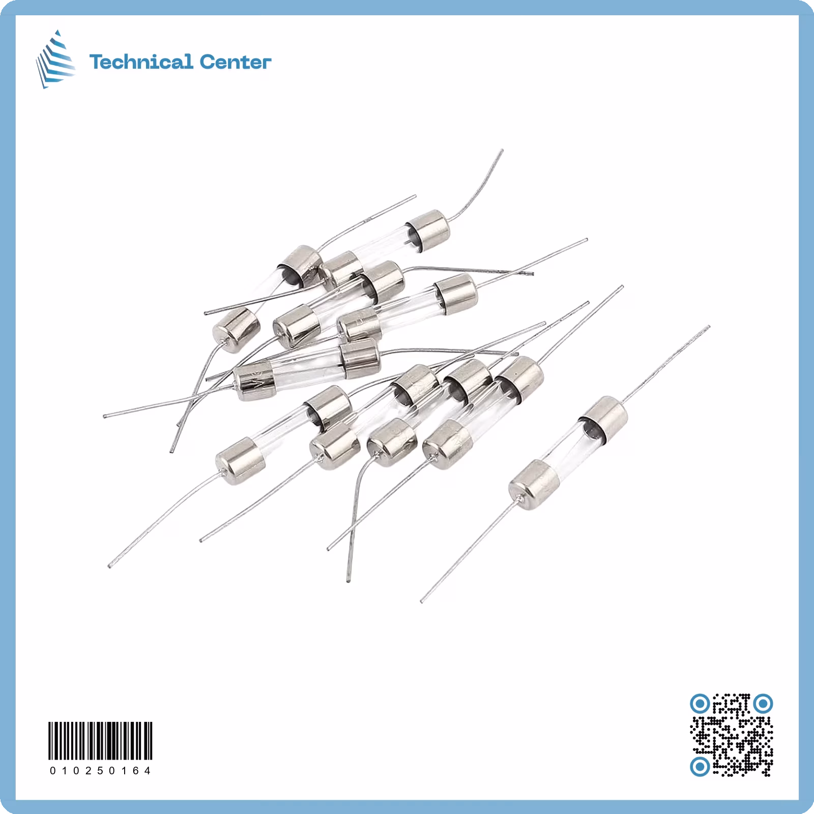 فيوز نهايات سلك (PCB fuse)(5X20)mm(12A-250V)