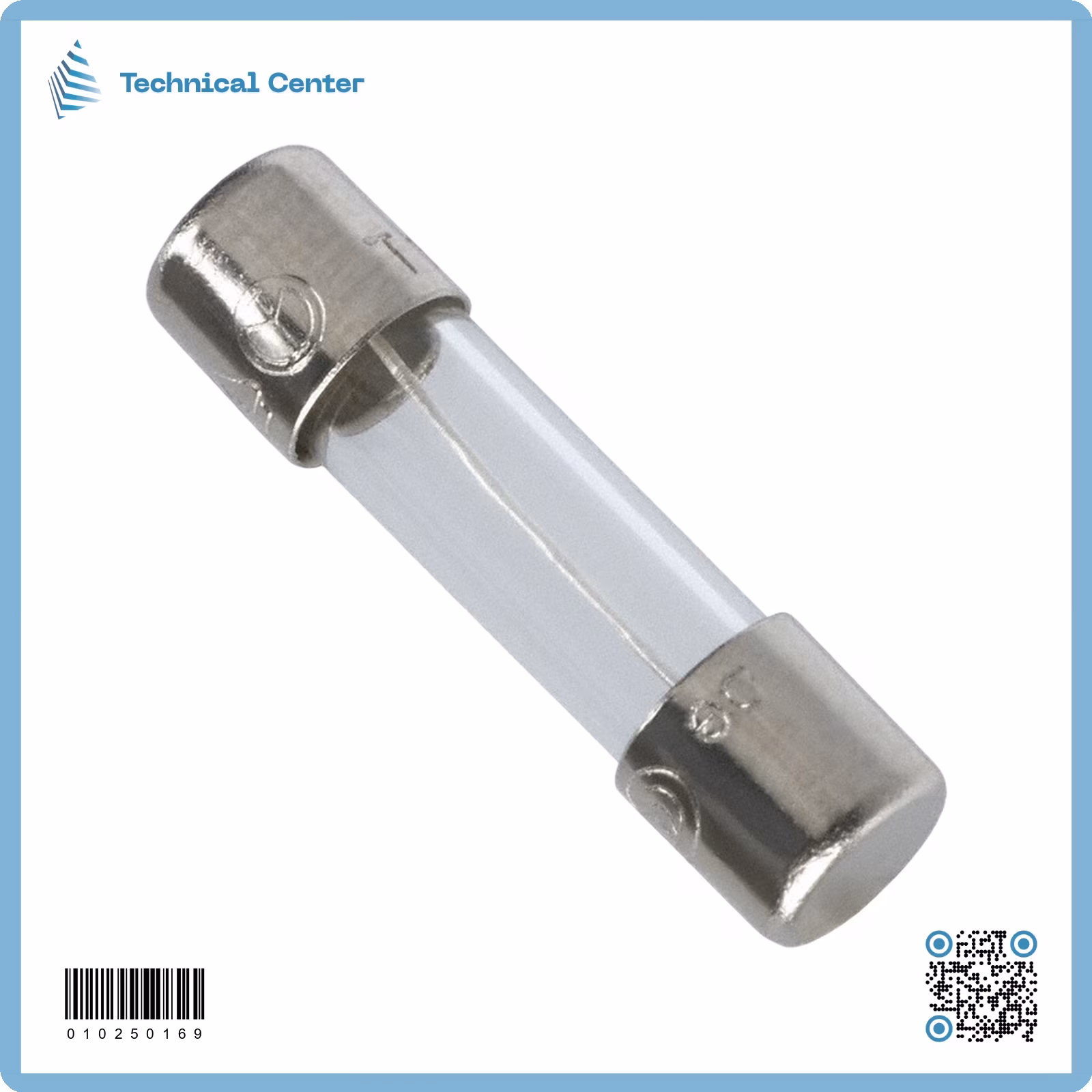 فيوز زجاجي صغير (5X20)mm(25A) قطعة