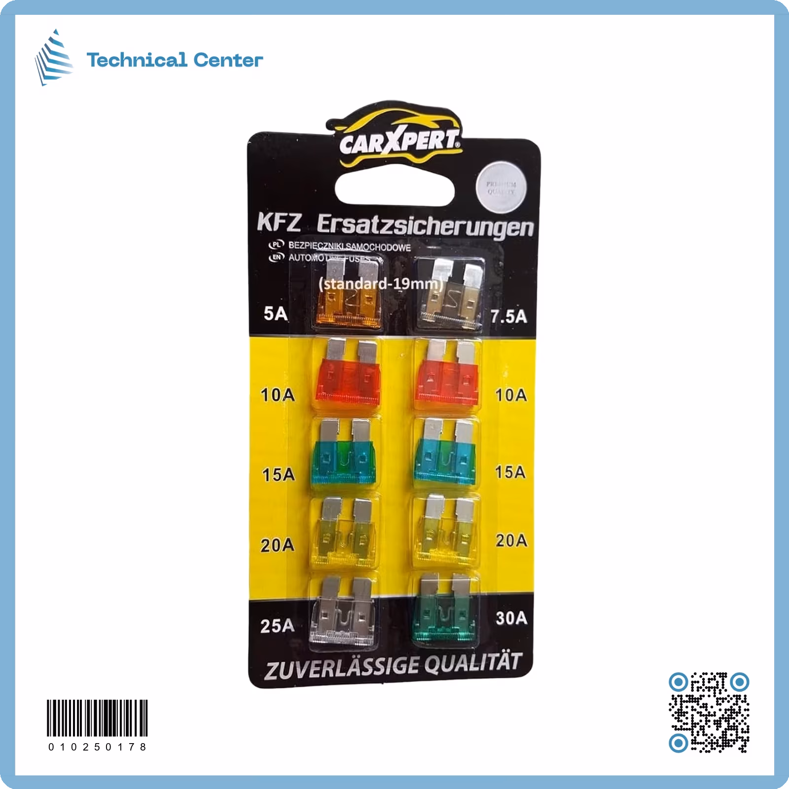 سيت فيوزسيارة شكخ(standard-19mm) منوع