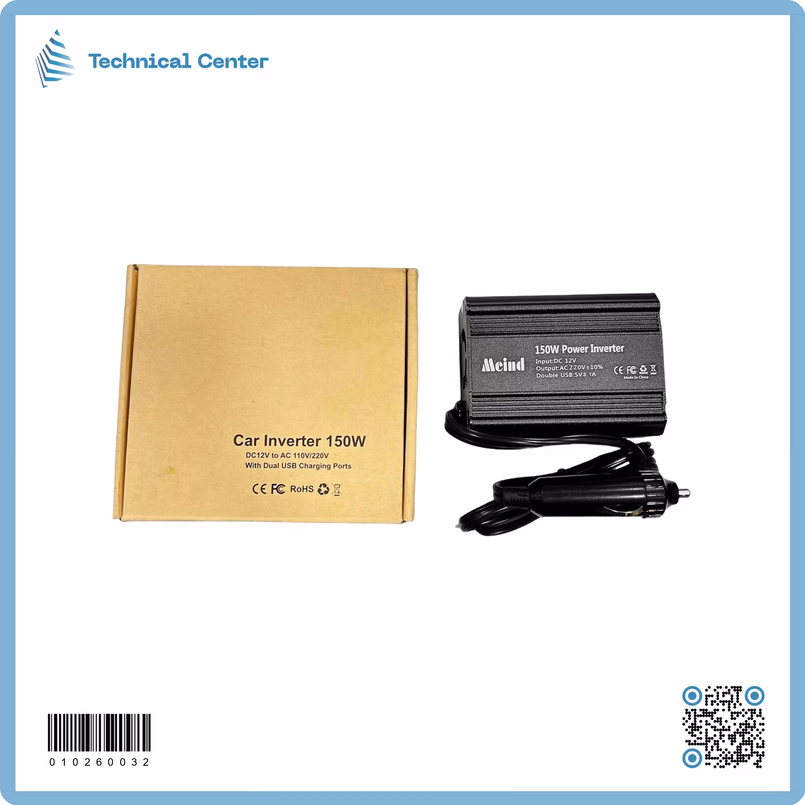 عاكسة  (150W-A) (12V-220V)