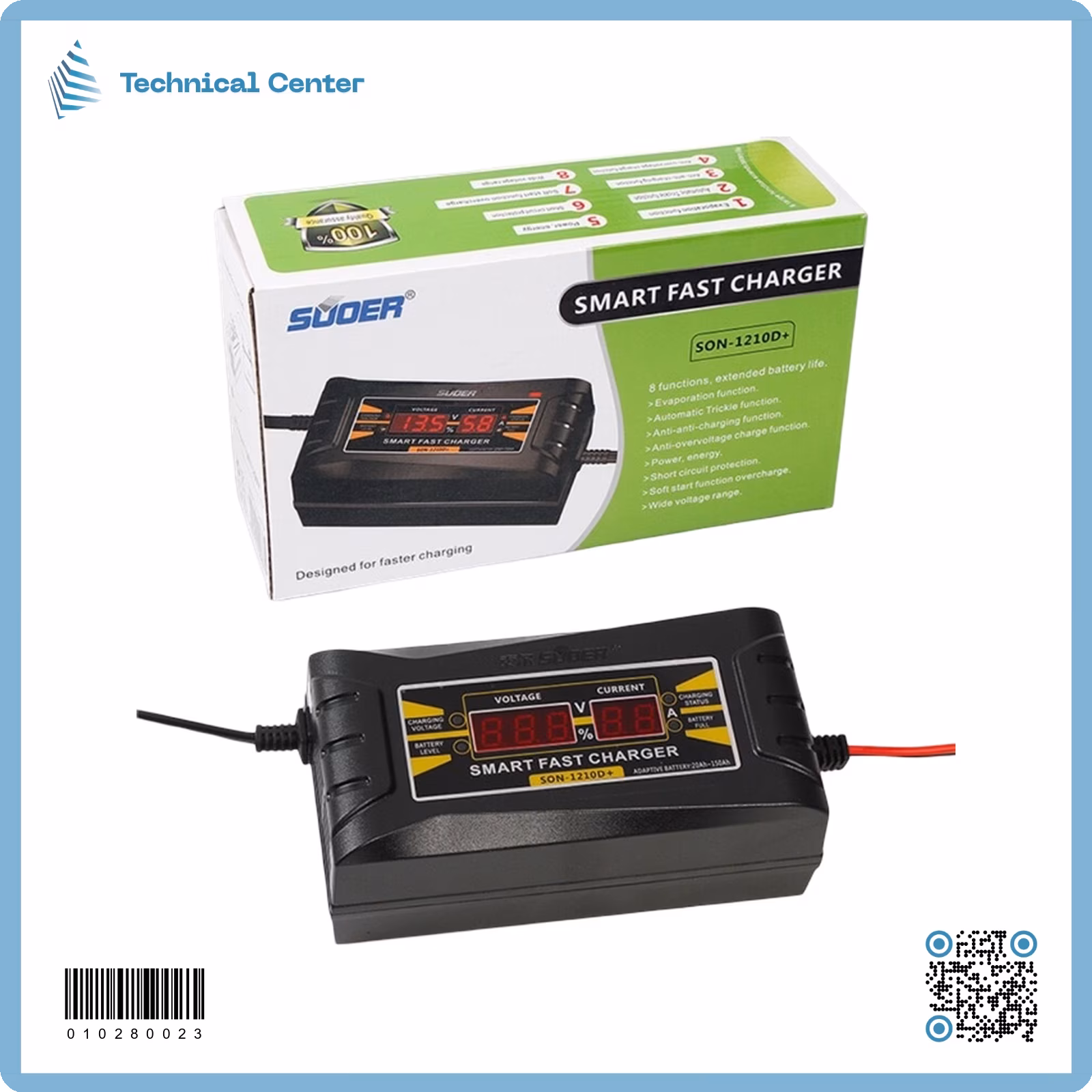 شاحنة (12V- 10A) SUOERشاشة الكترونية