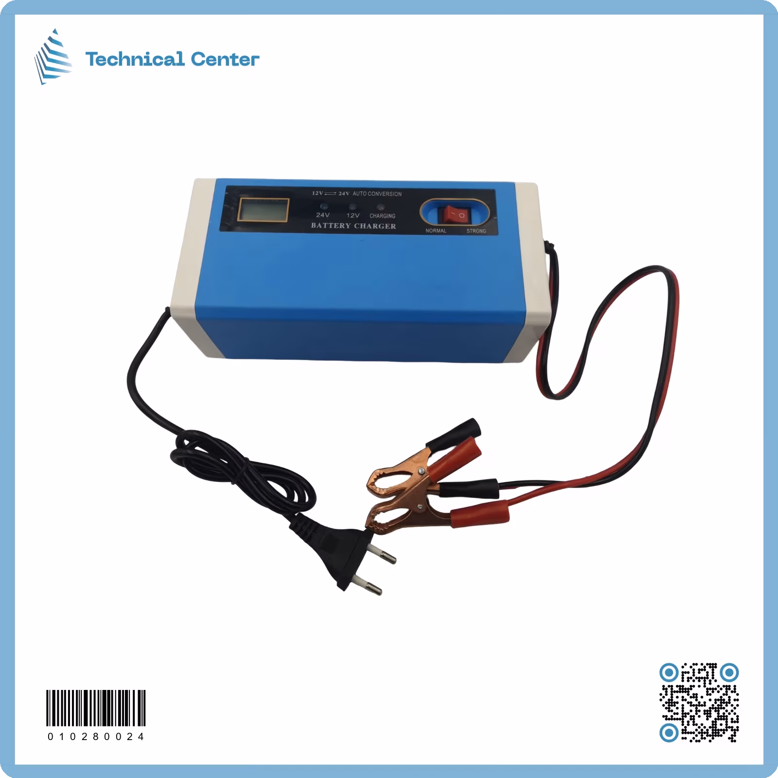 شاحنة ( 10A)(12V- 24V)  بلاستيك زرقاء