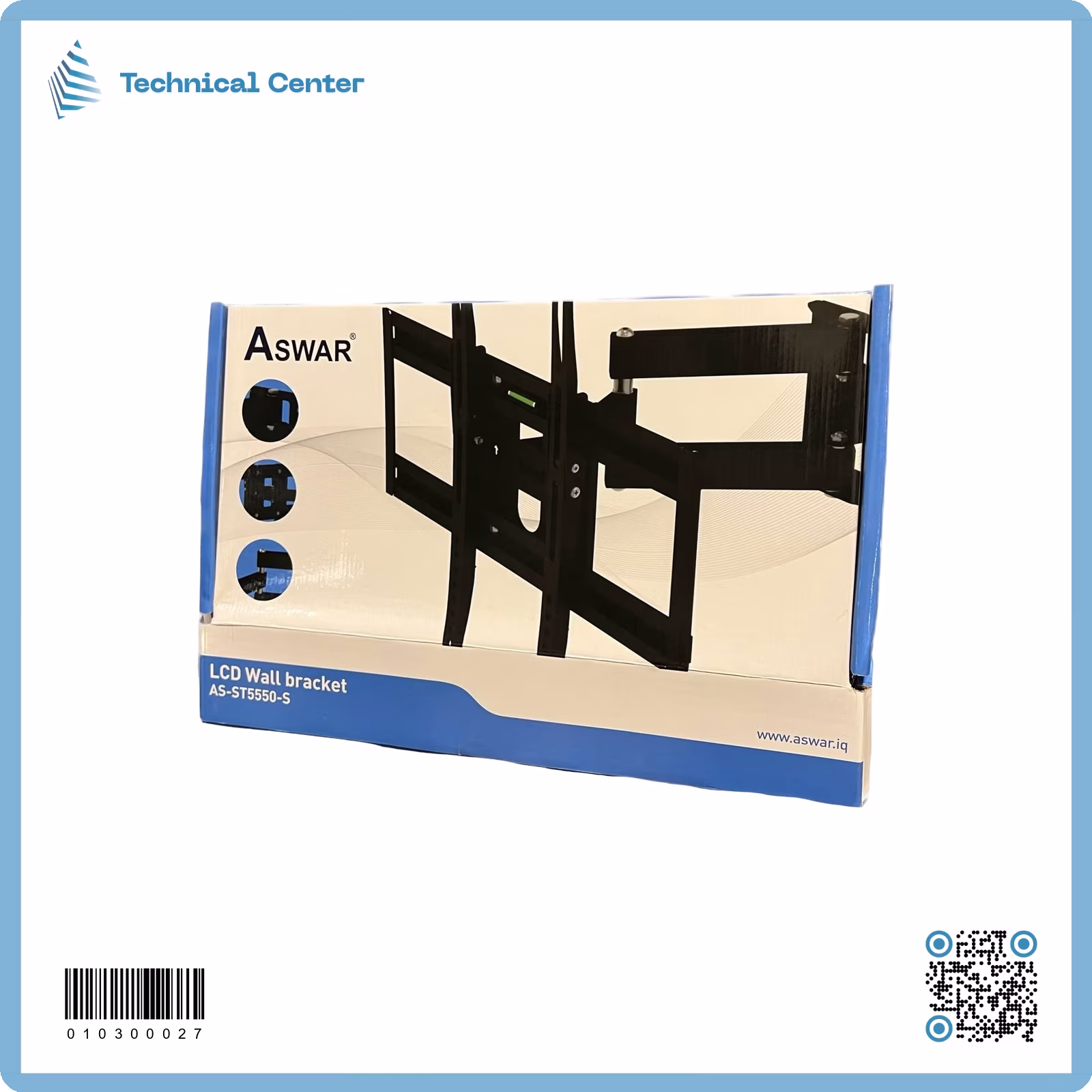 قاعدة بلازما اسوار(55˝)(400X400)(AS-ST5550-S)
