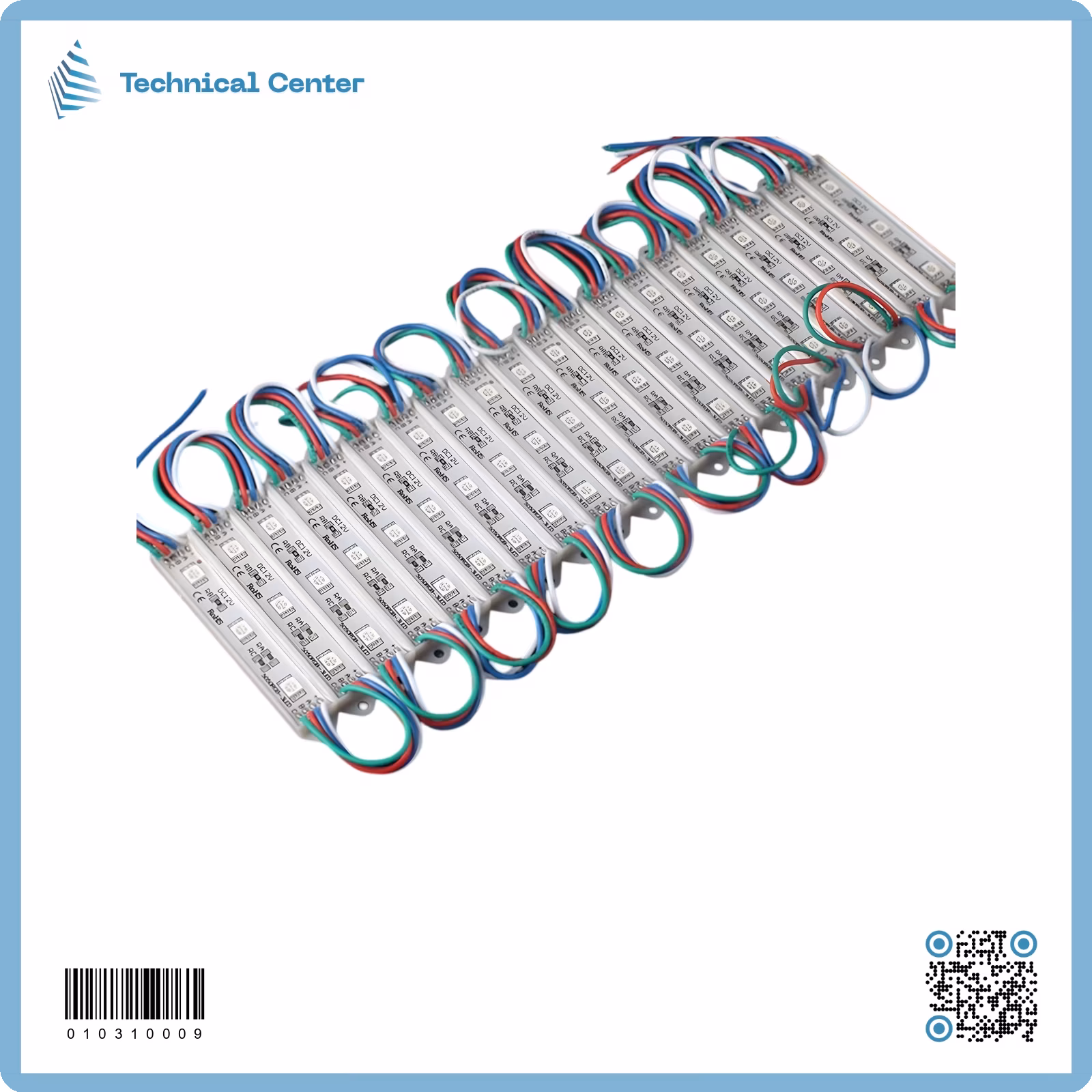 قطعة 3 لد ملون مطري(12V)