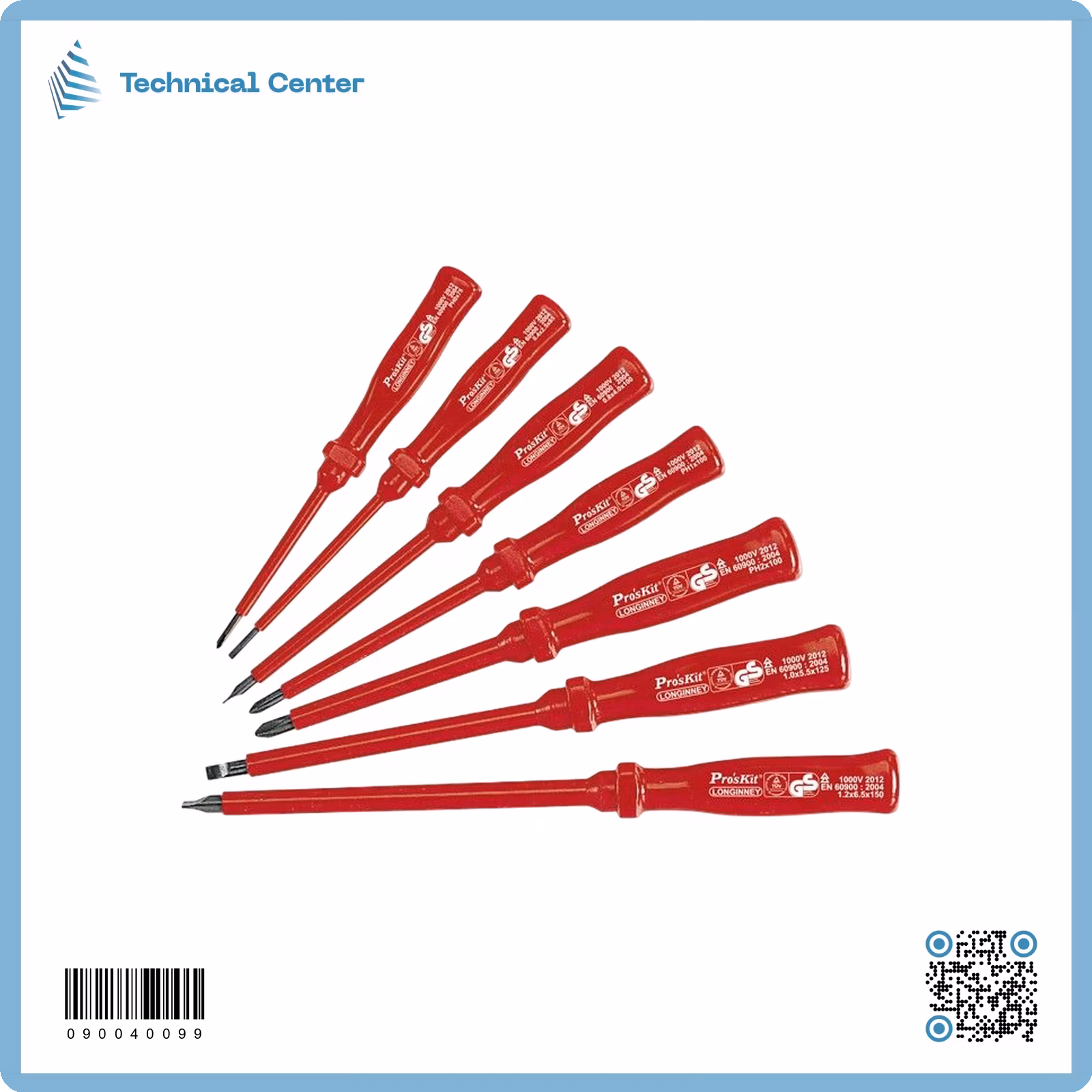 سيت  درنفيس بروسكت معزول 7 قطعة (1000V)(8PK-8100E)