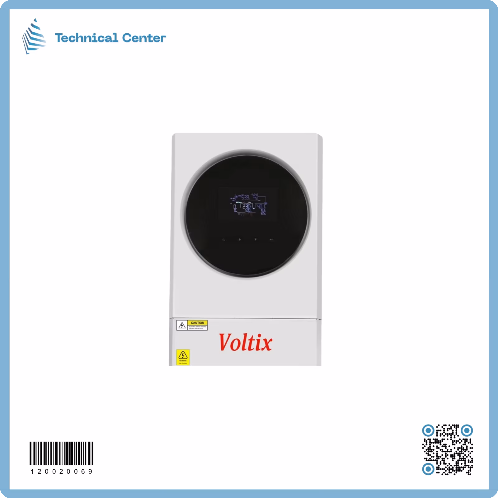 (Voltix) (HYG6032 TWIN-6.0 kw)انفيرتر ط ش