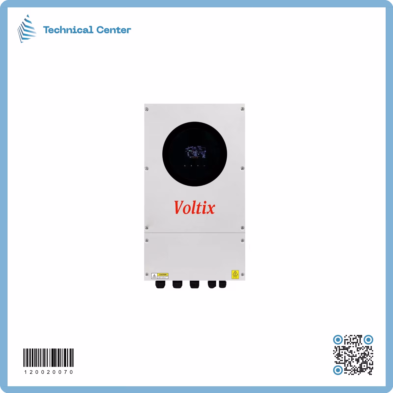 (Voltix) (V IV WP-IP65-6.0 kw)انفيرتر ط ش