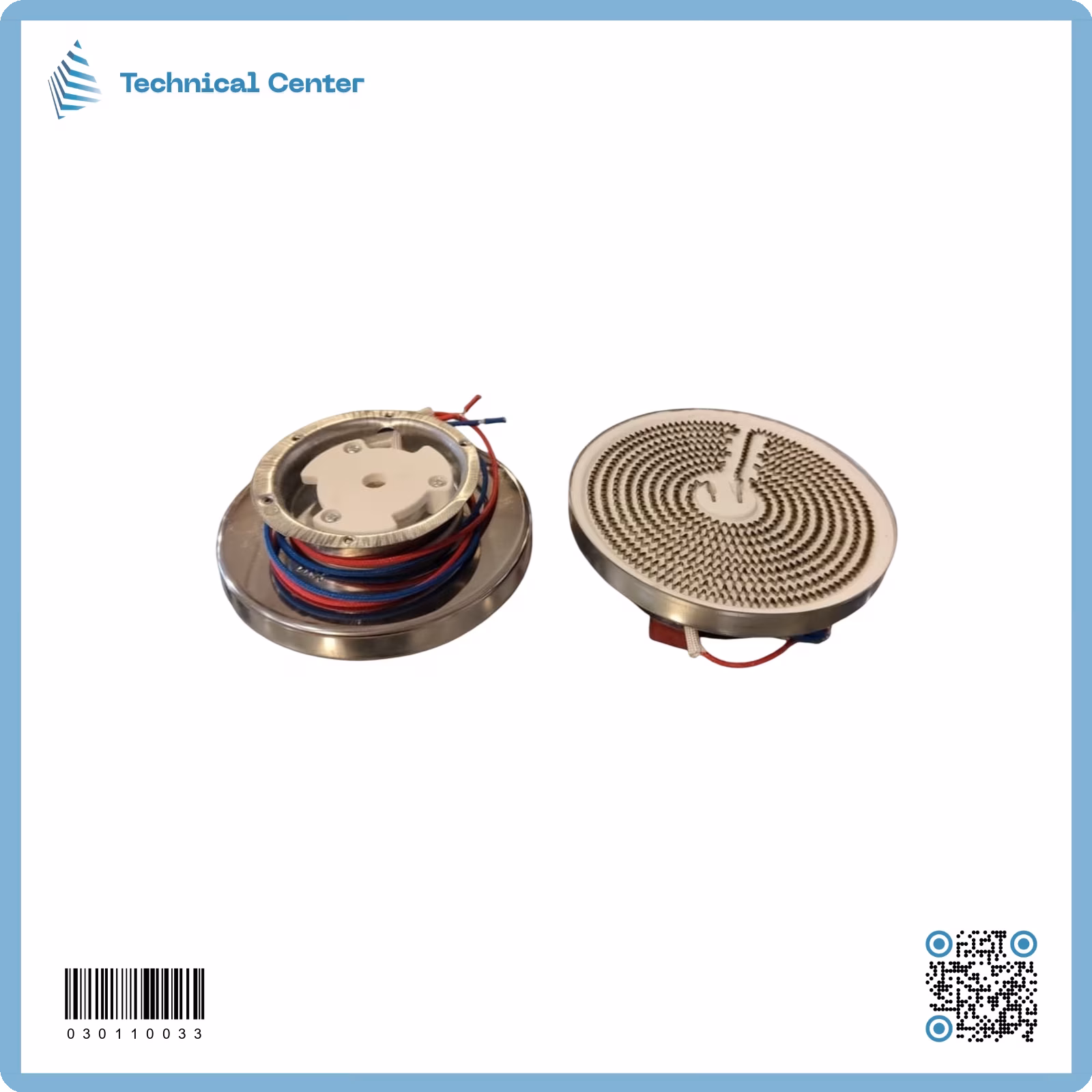 قرص هيتر مدفأة خزفي (1000W-130mm)