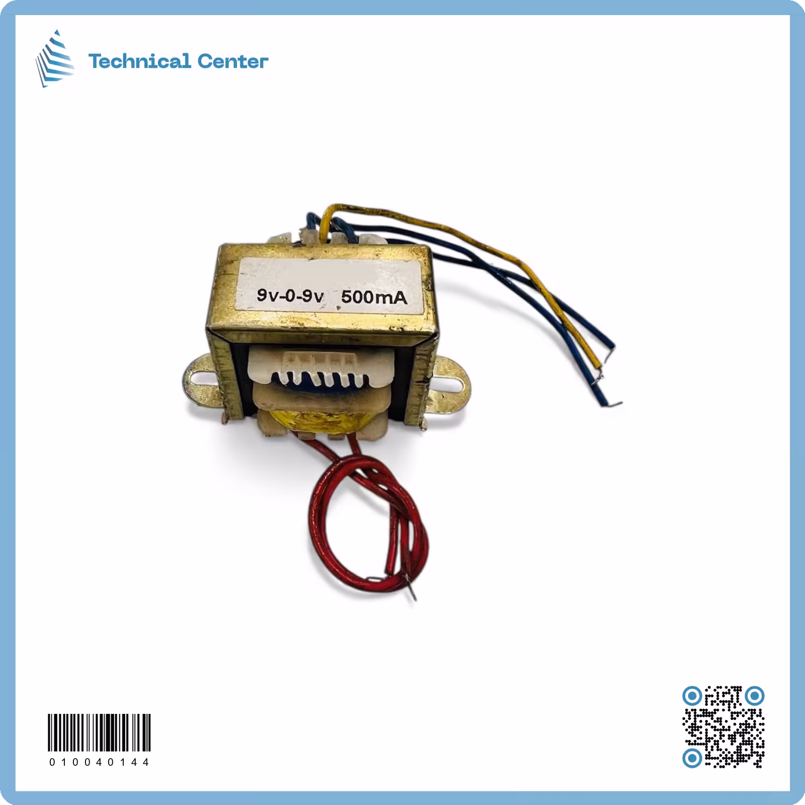 محولة داخلية V-(9-0-9)V (500mA)(220)