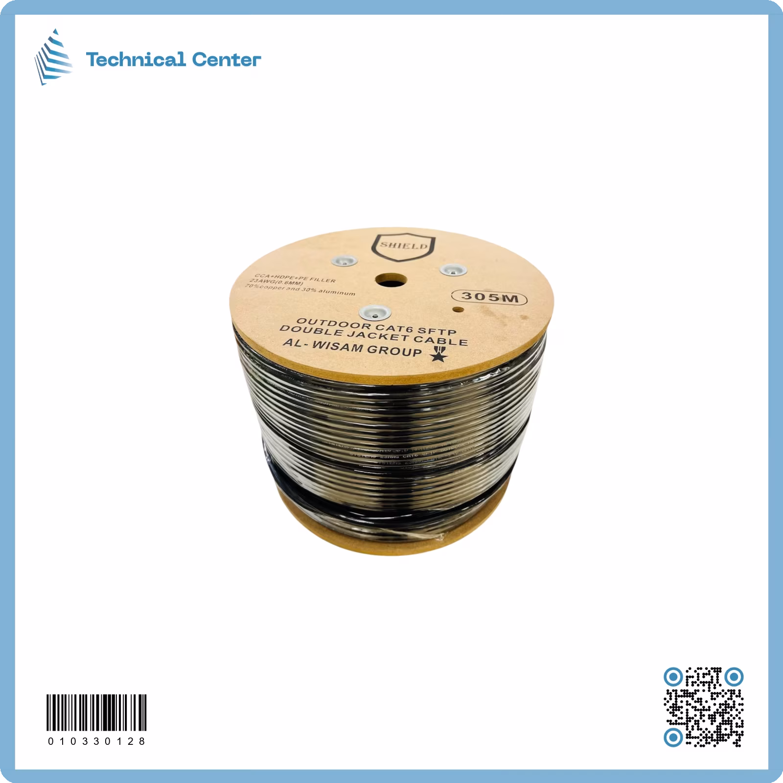 كيبل كاميرا 8 خط (ST8-cat 6)(305m)