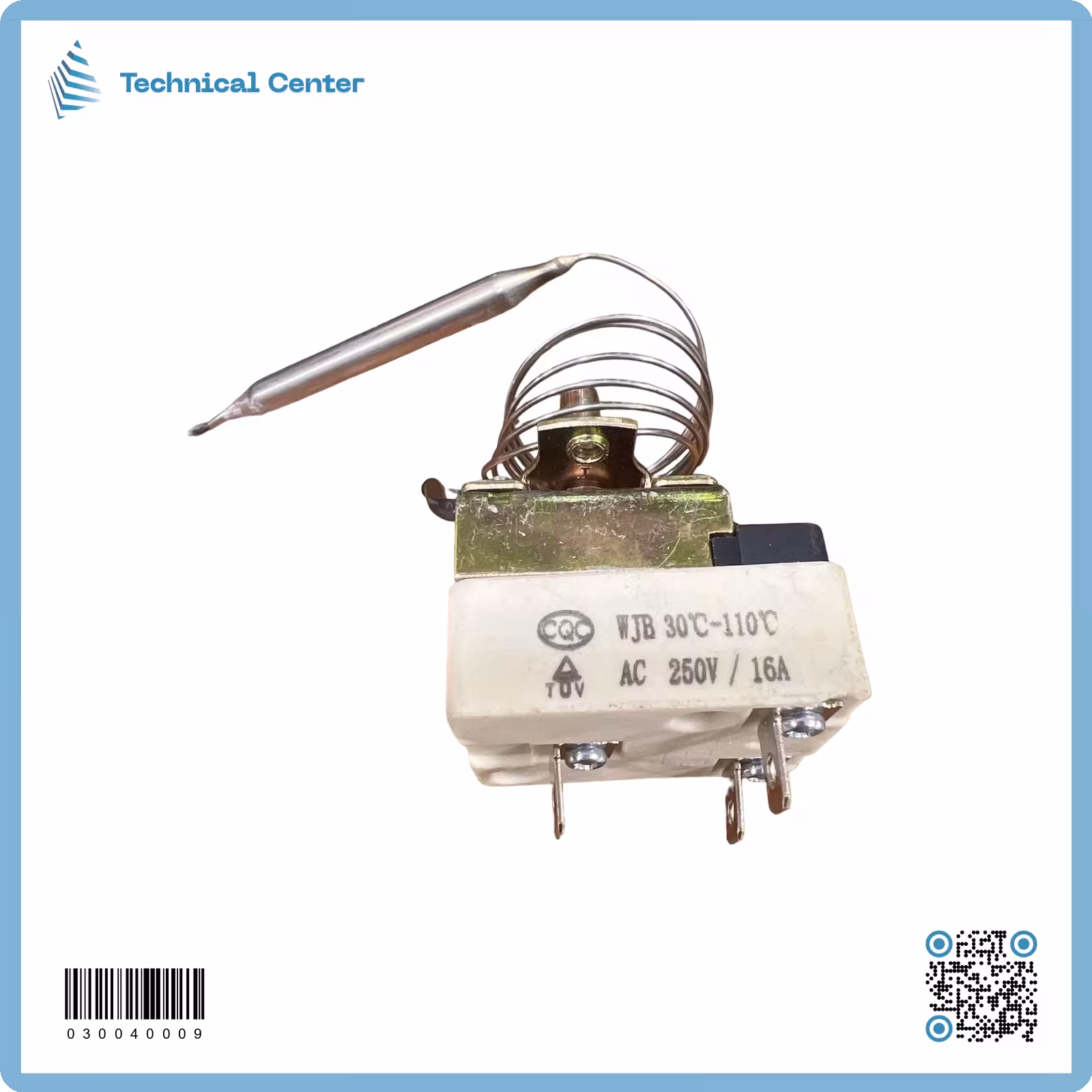 ثرموستات بكرة(16A)(50C-110C)حجري