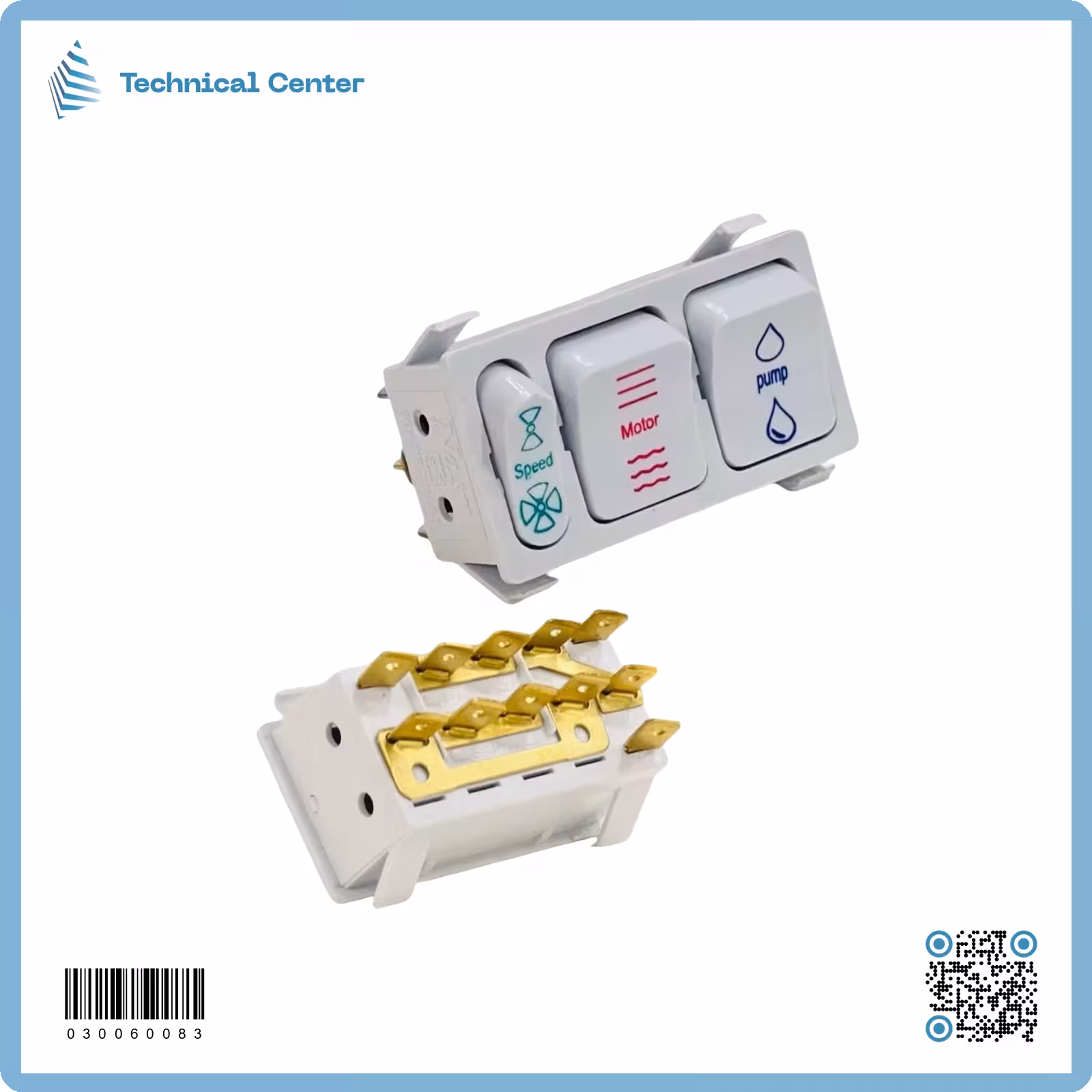 سويج مبردة ثلاثي  (1 رفيعة+2عريضة)