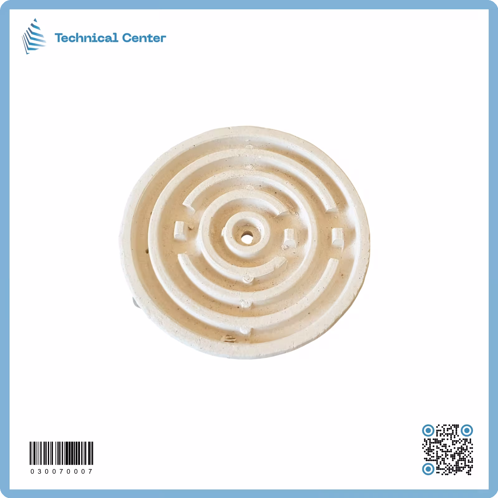 حجر هيتر (قطر=13سم)(1000W)