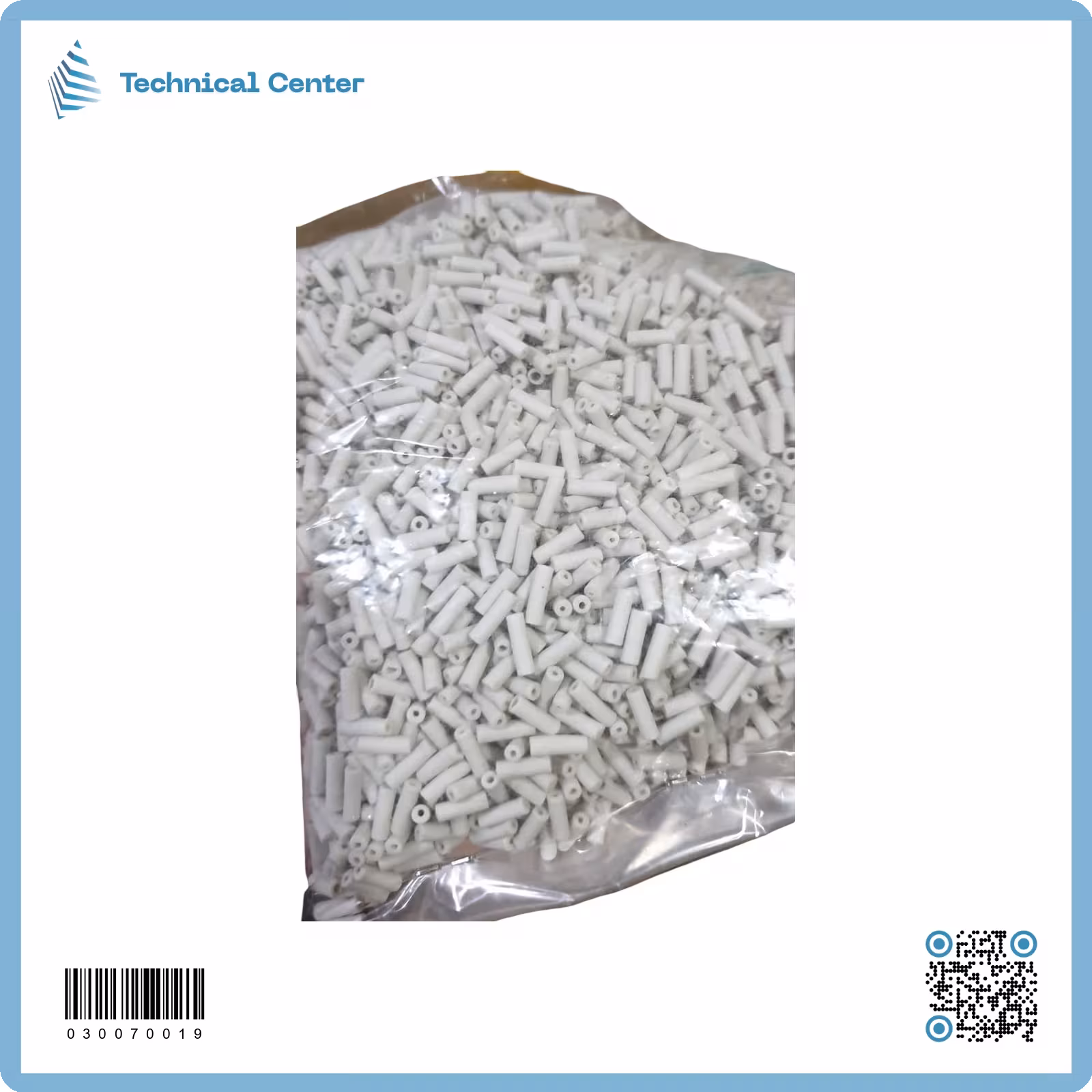 عازل قصبة ابيض وجوزي (الكيس=100غم)