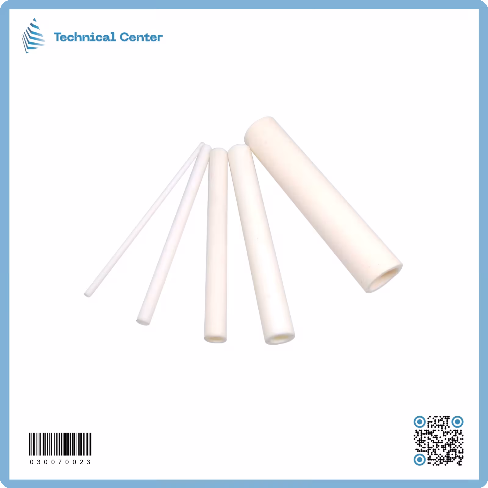 انبوب خزفي(قطرخ=20mm)(قطرد=12mm)(1.5m)