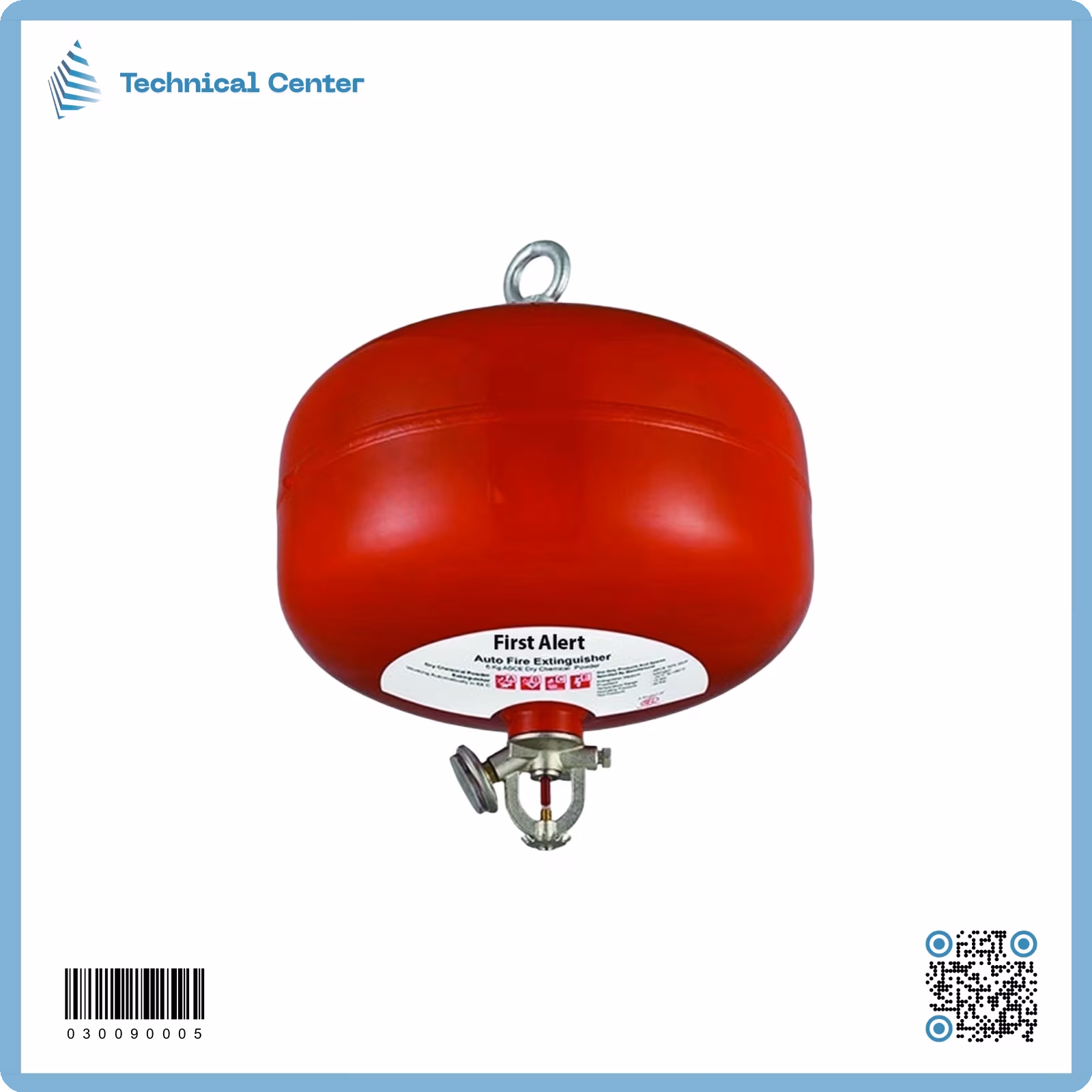 اطفائية حريق تعليق 6 كغم