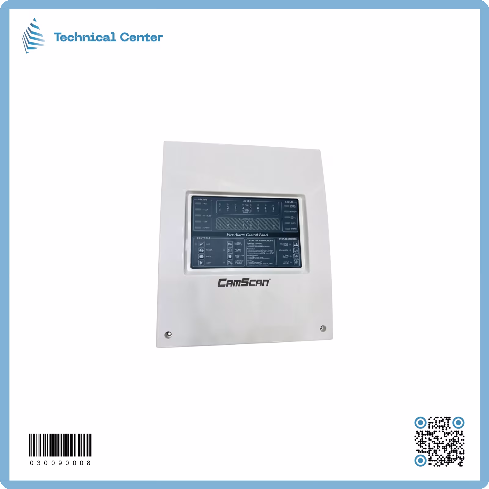 لوحة تحكم منظومة انذار حريق(SOHO-WMP8-EN)(8 zone)