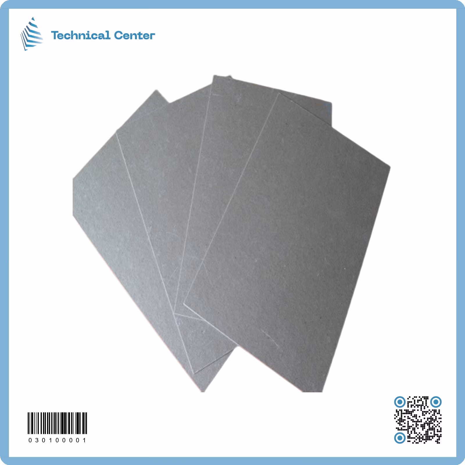 مايكا رصاصي (0.4mm)mm(600X1000)(طبقة)