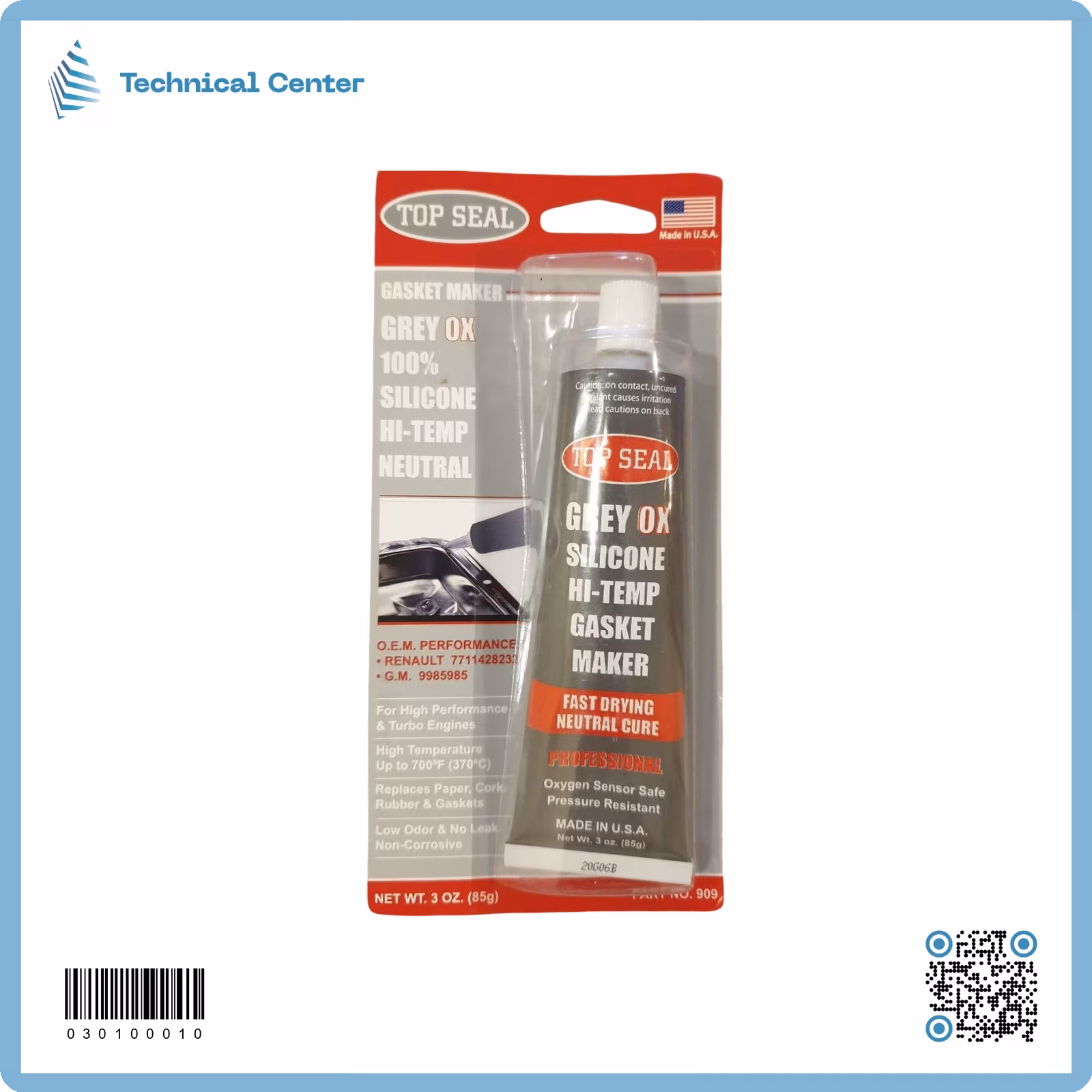 سلكون حراري (Top seal)(370C)(85gr)رصاصي