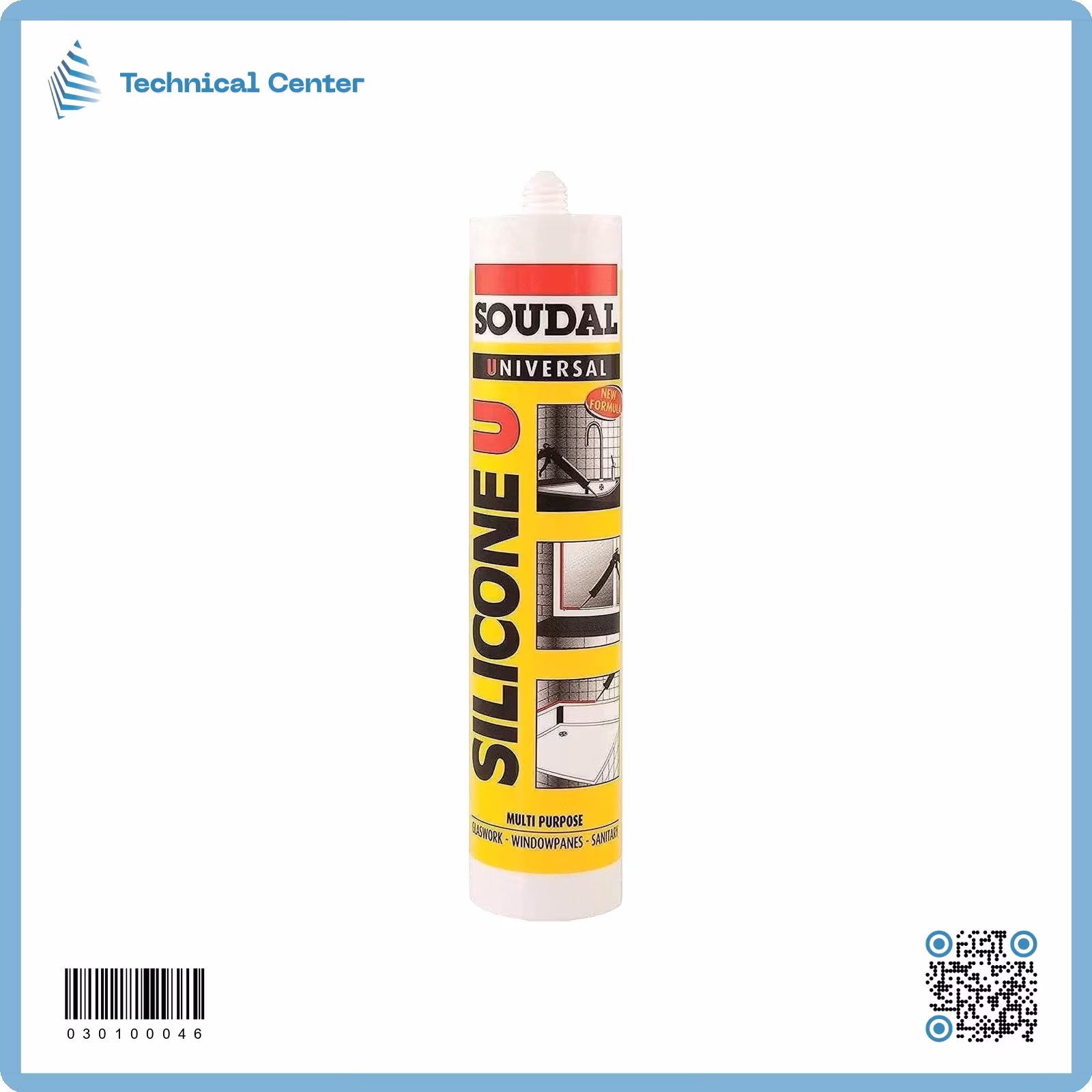 سليكون ابيض (280gr-200C)(SOUDAL)