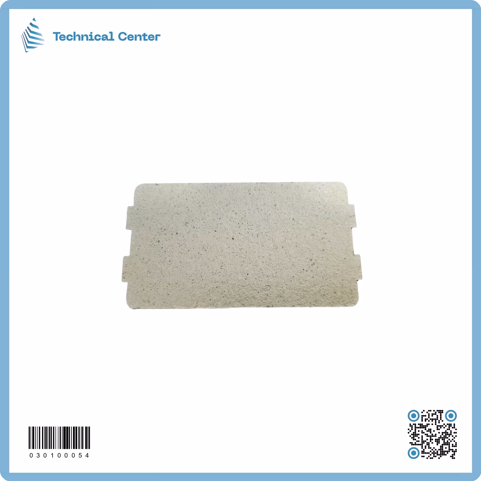 عازل مايكا مايكروويف (0.4mm)mm(64X106)