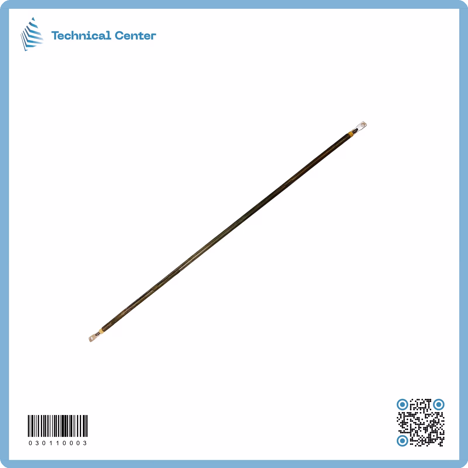 هيتر معدني هوائي(30cm-6mm)(200W)