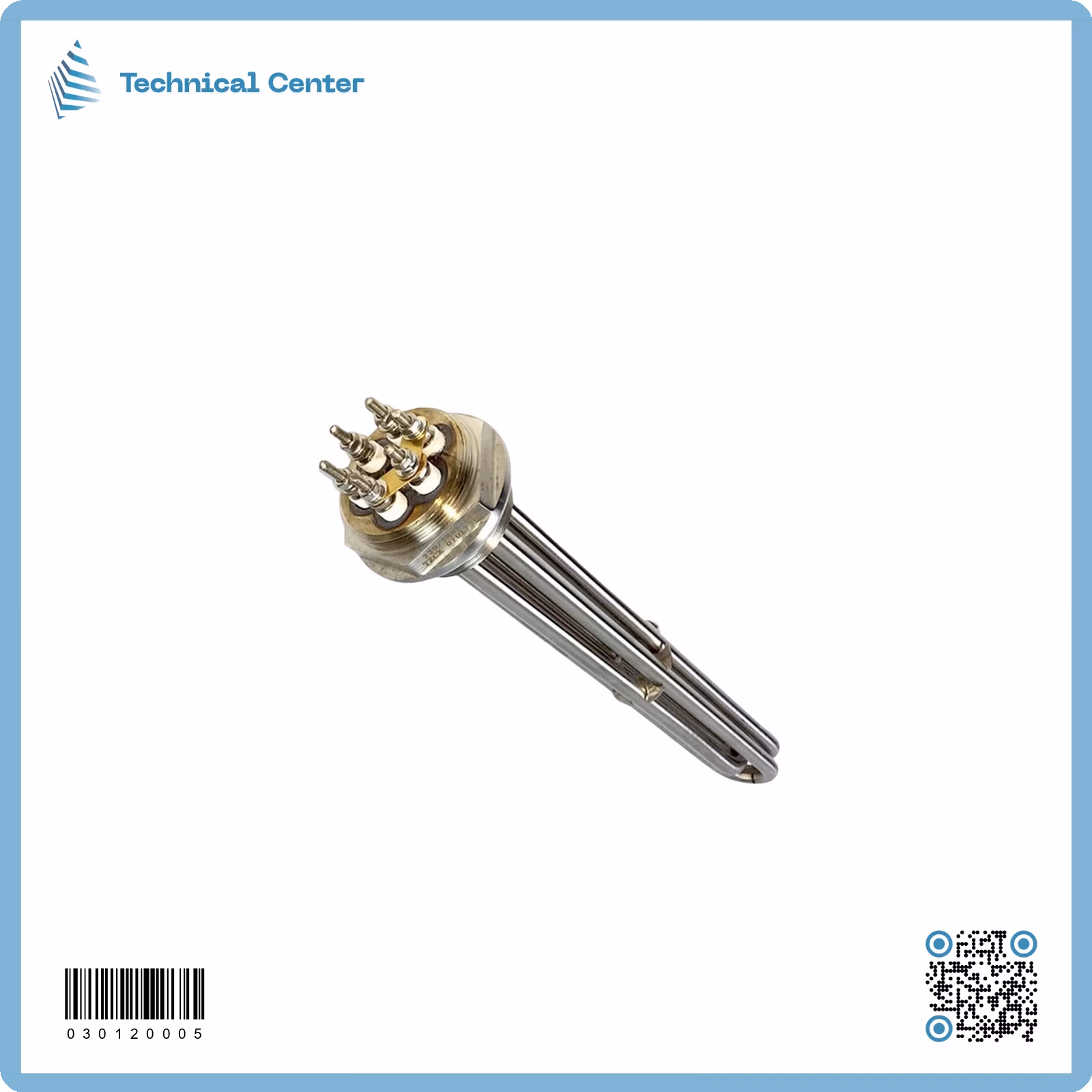 هيتر بويلرستانلس ستيل(15kw)(˝2+˝1½)(60cm)