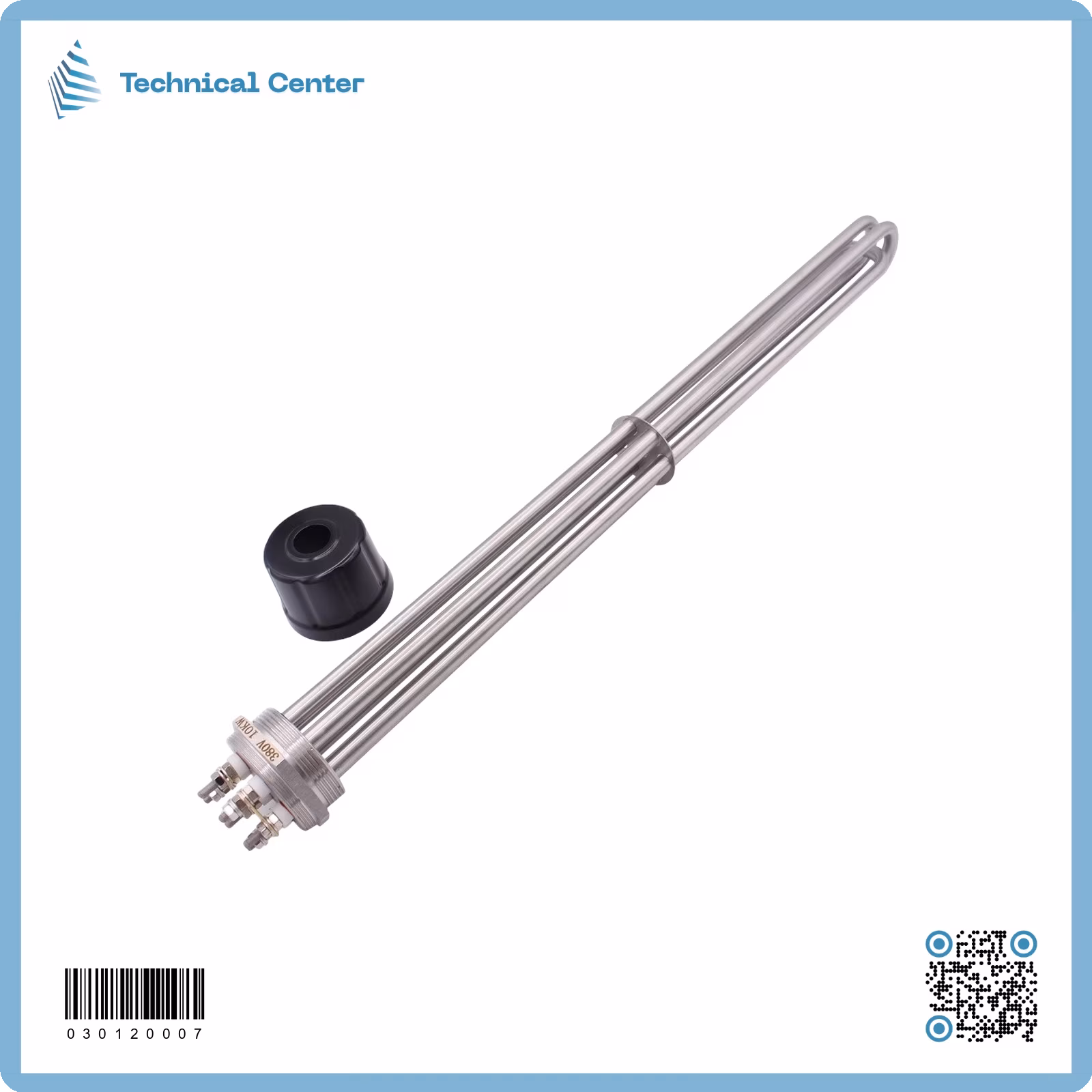 هيتر بويلرستانلس ستيل(10kw)(˝2+˝1½)(35cm)