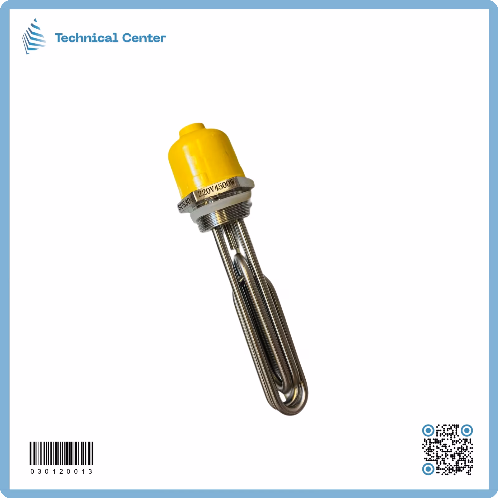 هيتر بويلرستانلس ستيل(4.5kw)(1½)(18cm)