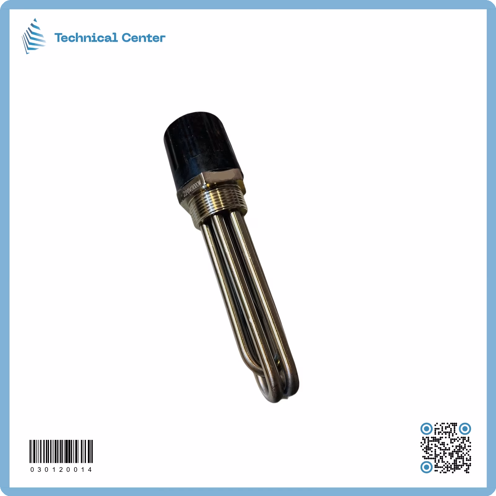 هيتر بويلرستانلس ستيل(3kw)(˝1½)(15cm)