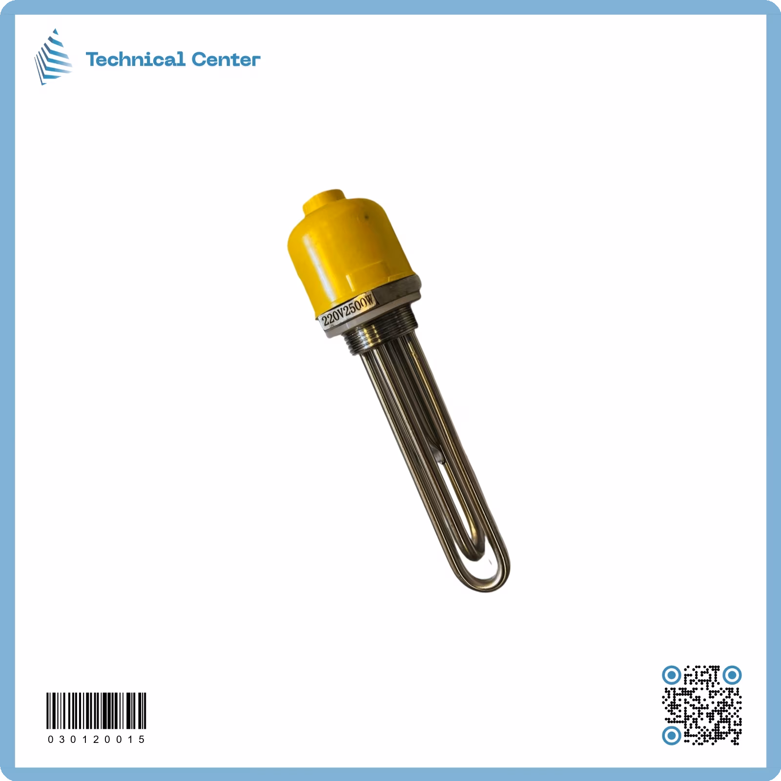 هيتر بويلرستانلس ستيل(2.5kw)(˝1¼)(15cm)