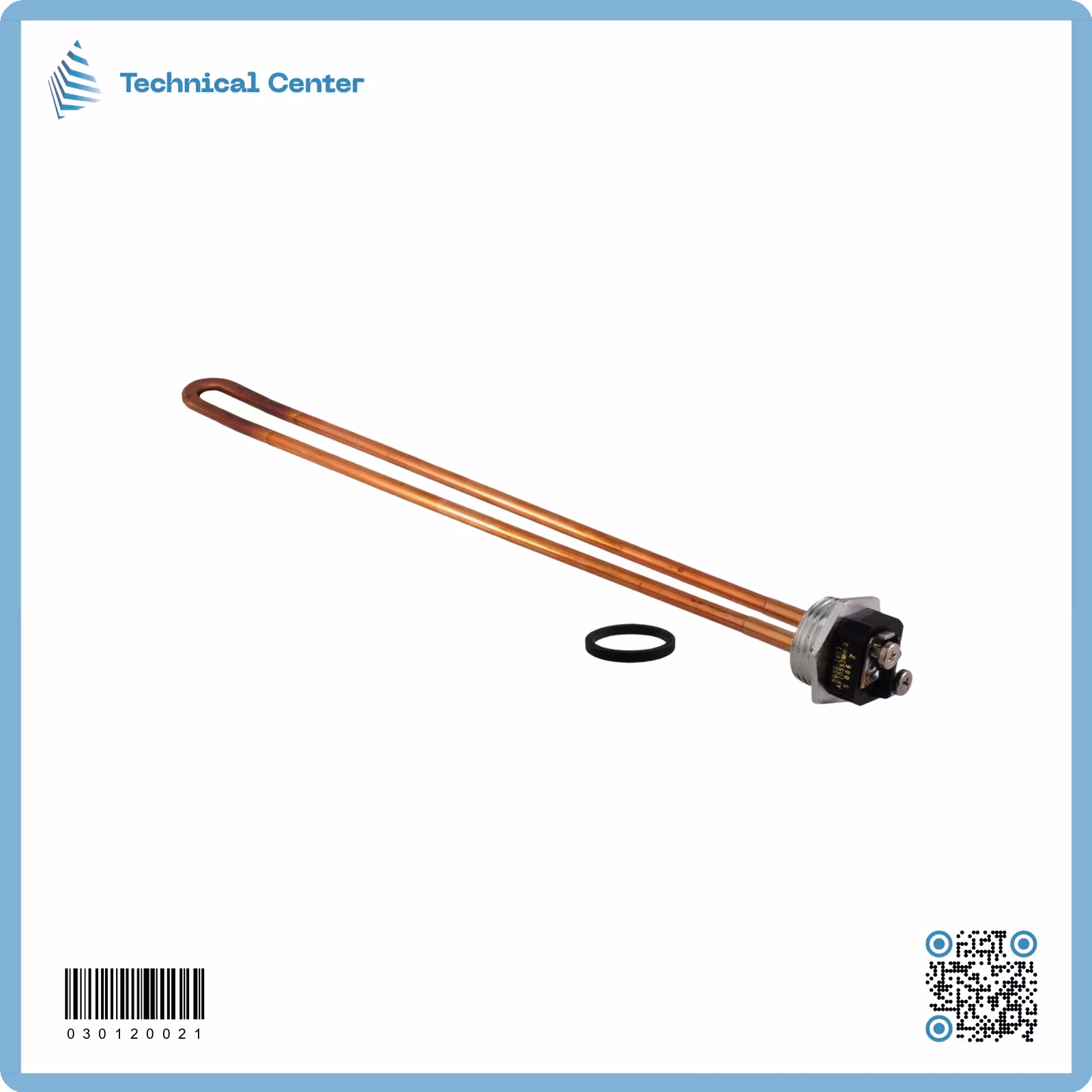 هيتر سخان نحاس(4.5kw)(˝1½)(00cm)