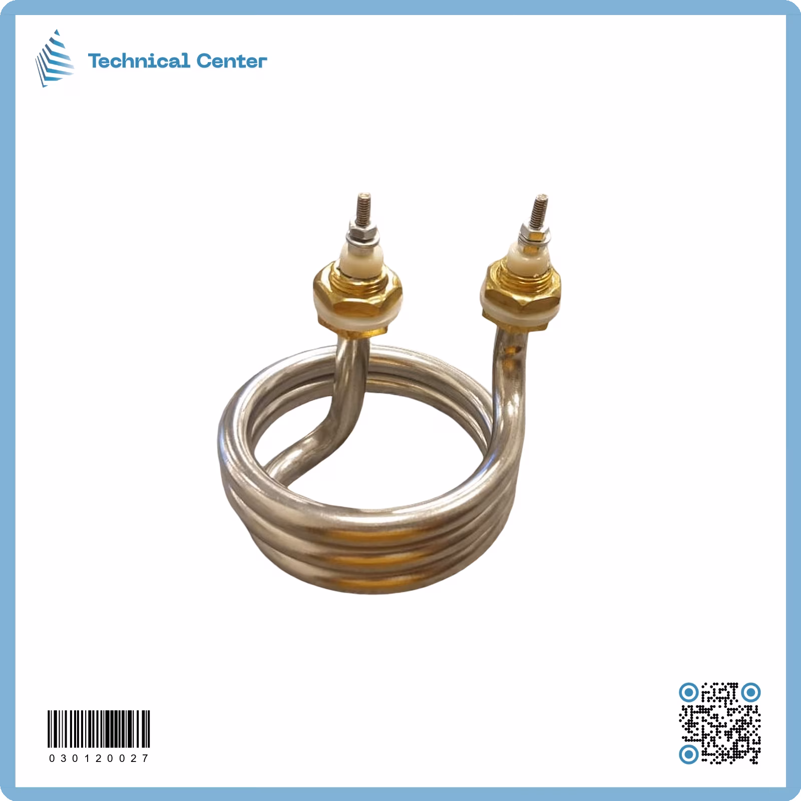 هيتر تقطير لولبي 2 فلنجة (2500W)(220V)